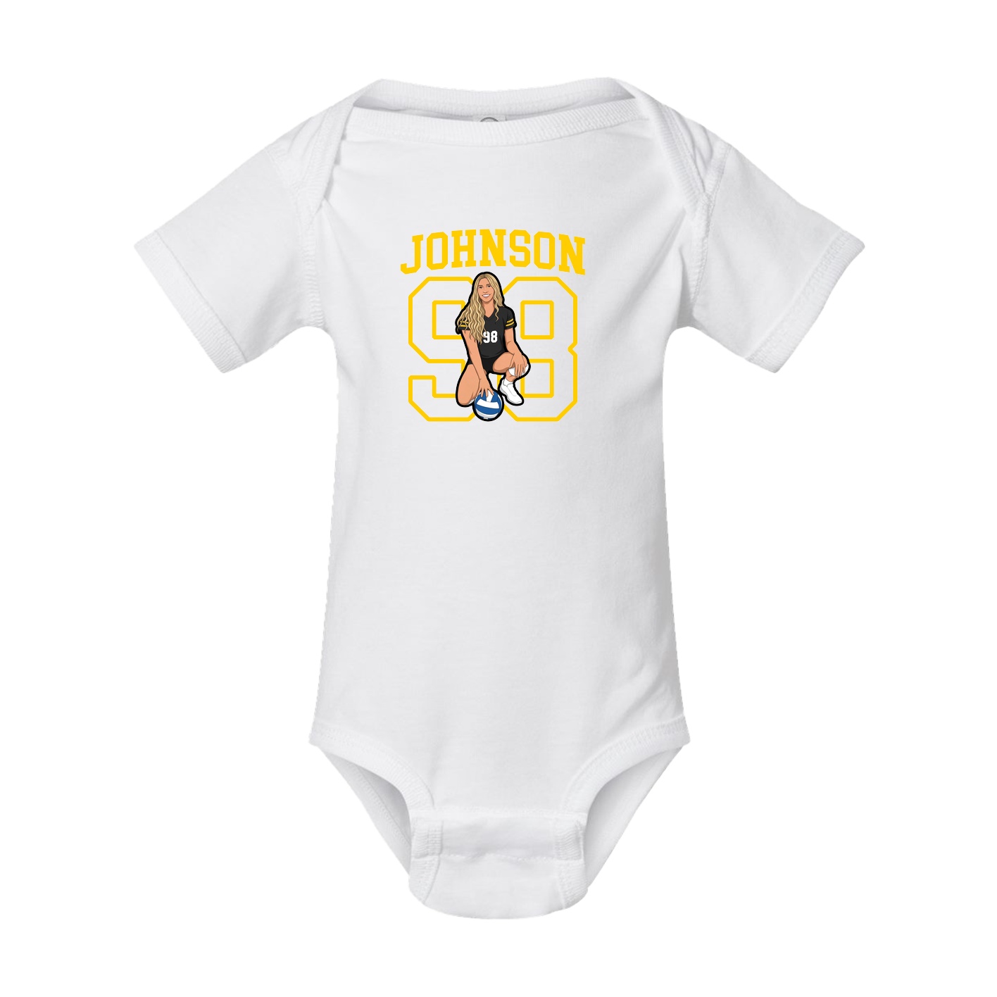 Baby Onesie — Shirsey in White