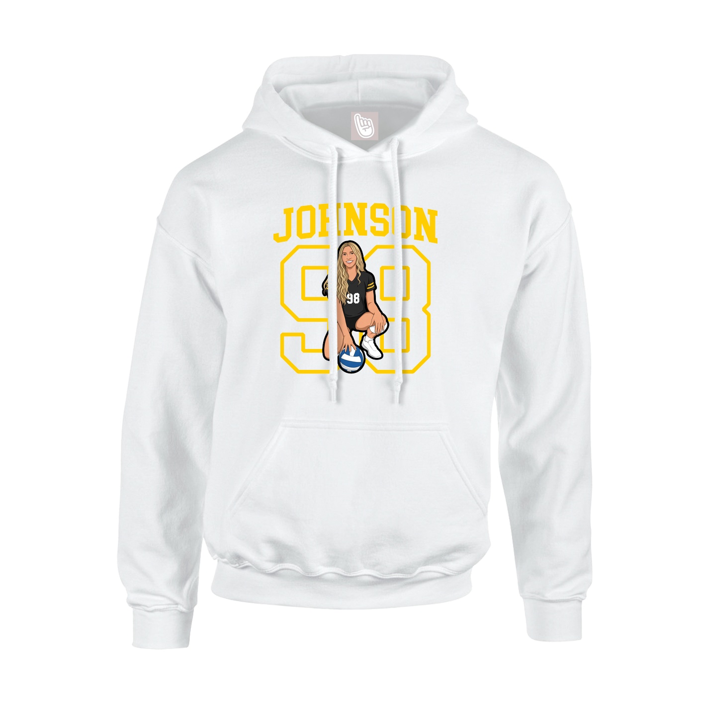 Youth Hoodie — Shirsey in White