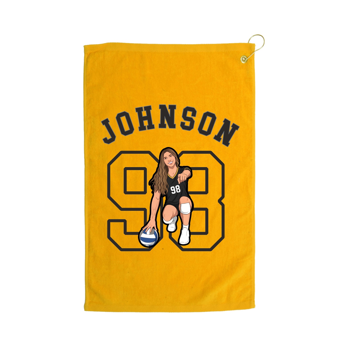Terry Velour Golf Towel