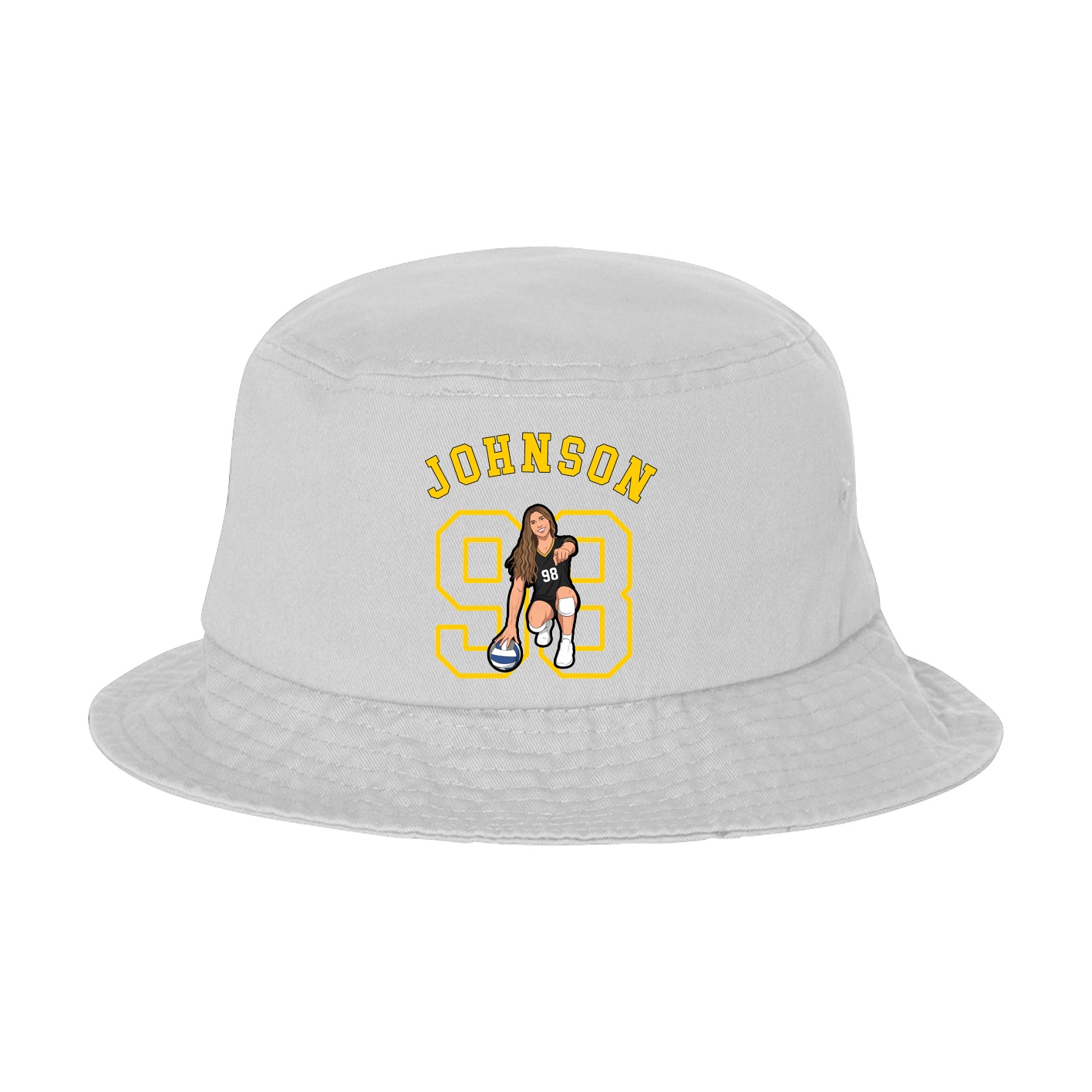 Bucket Cap — Shirsey Arch in White