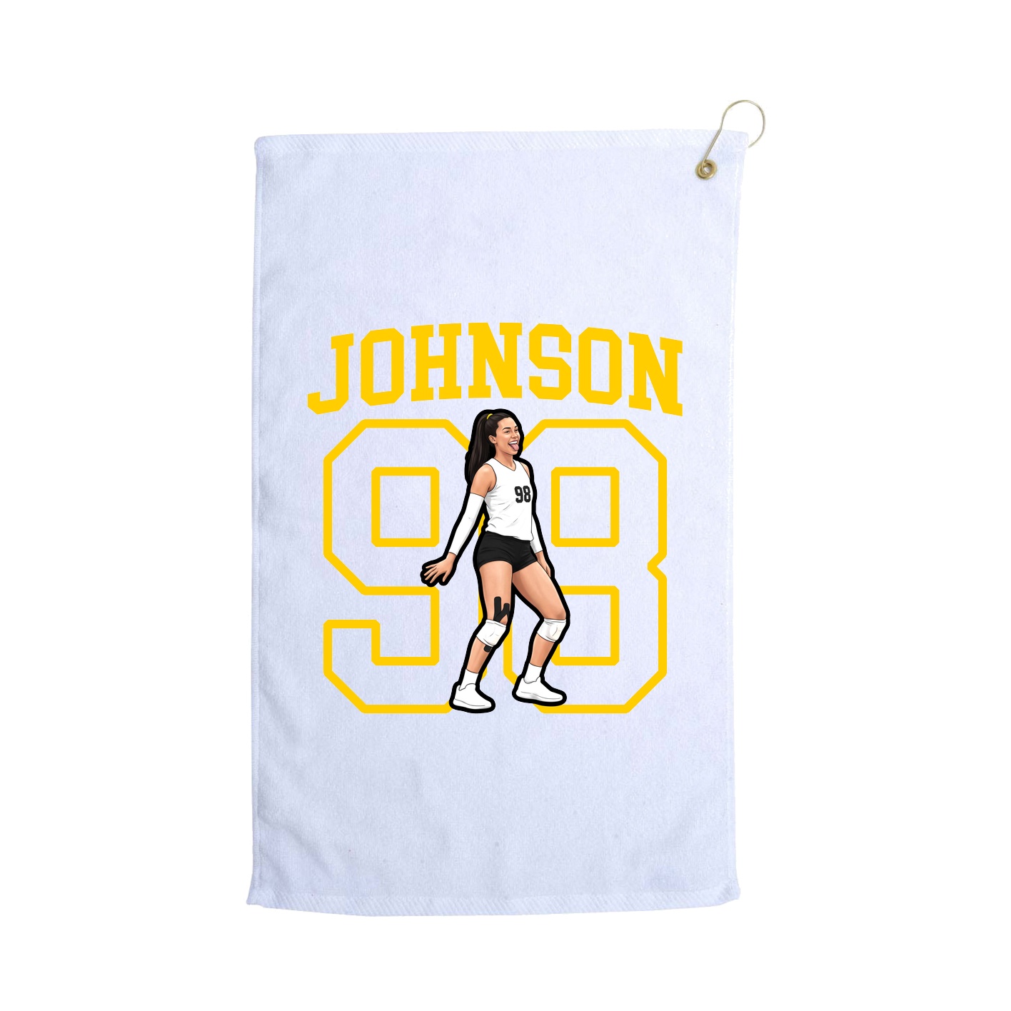Golf Towel — Shirsey in White
