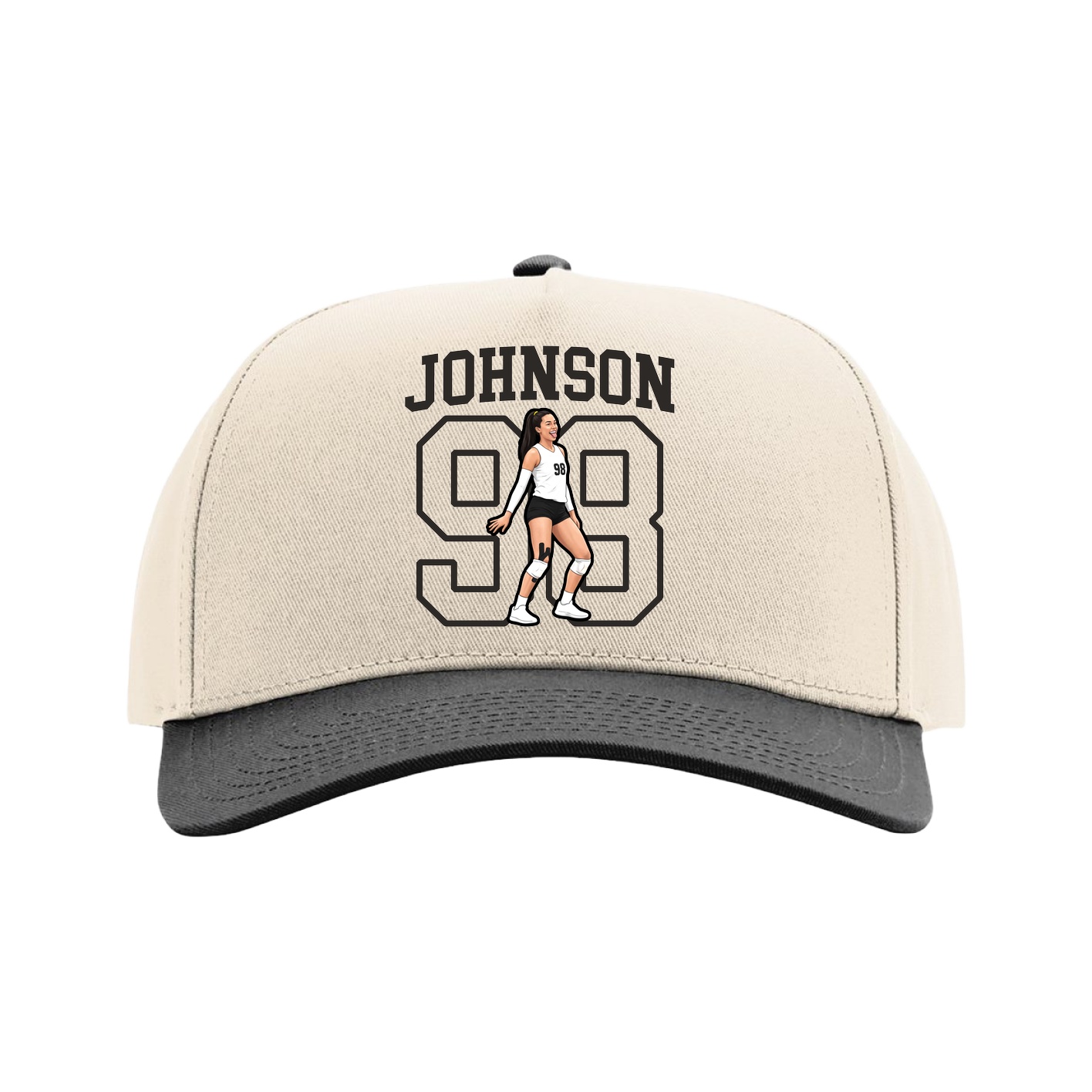 Full Fabric Five-Panel Champ Cap