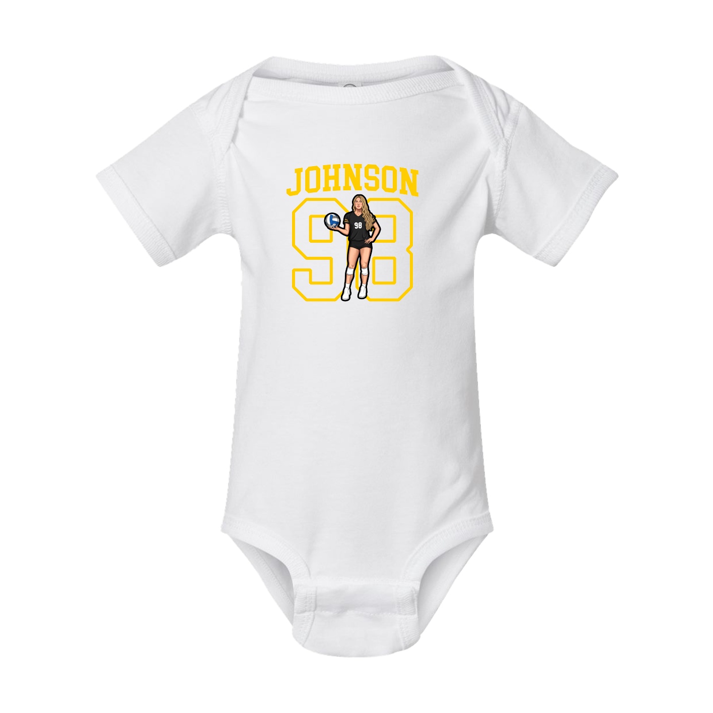Baby Onesie — Shirsey in White