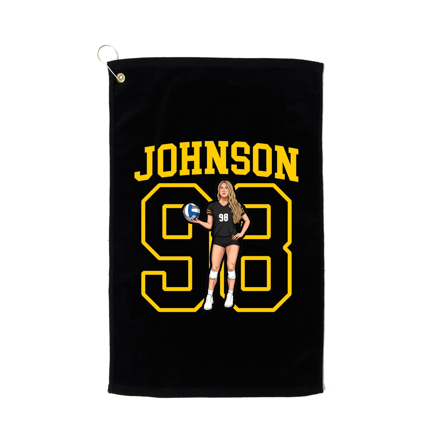 Golf Towel — Shirsey in Black