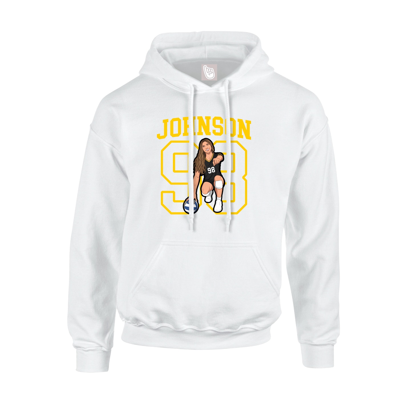 Youth Hoodie — Shirsey in White