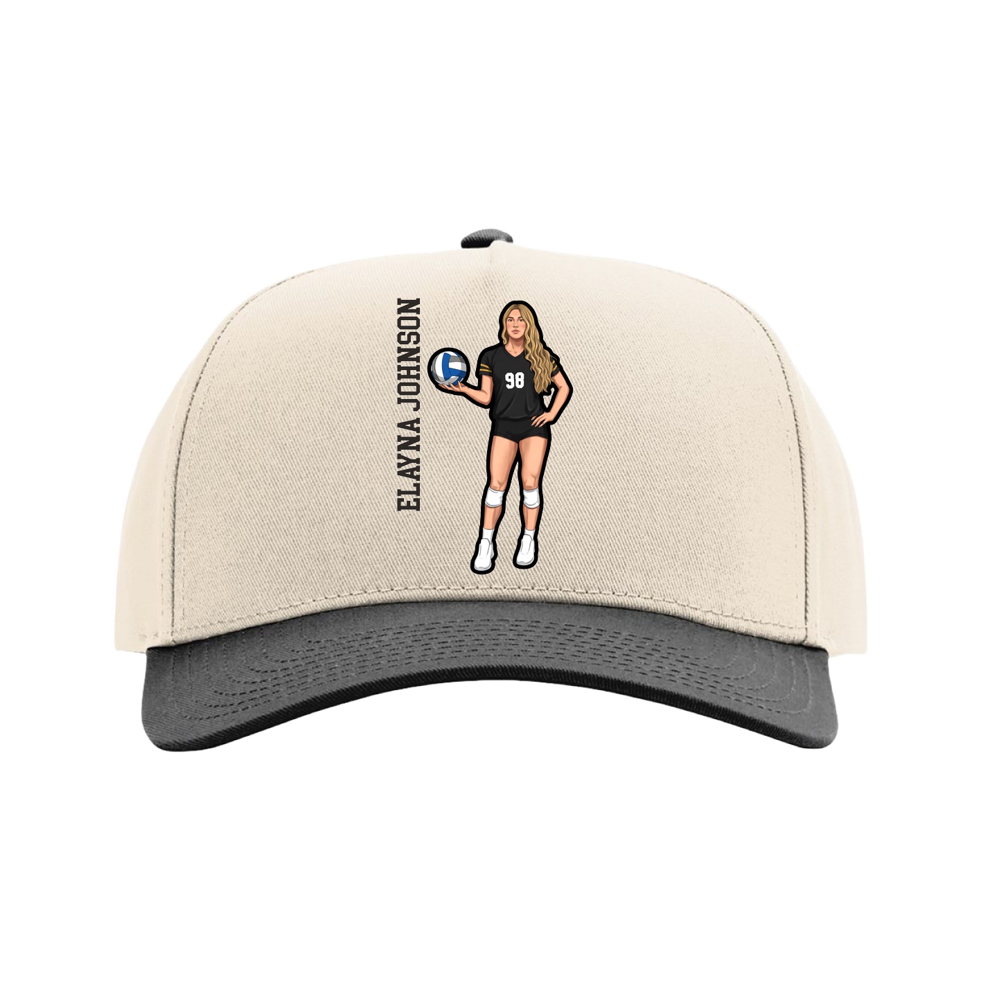 Full Fabric Five-Panel Champ Cap