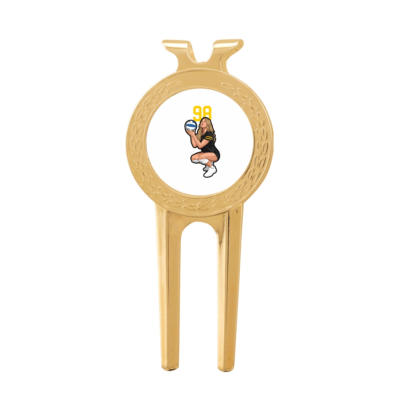 Divot Tool with Ball Marker — Number Top in Classic