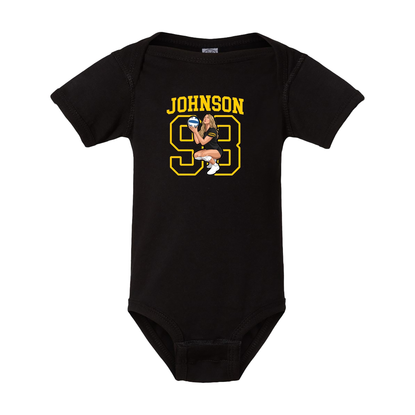Baby Onesie — Shirsey in Black