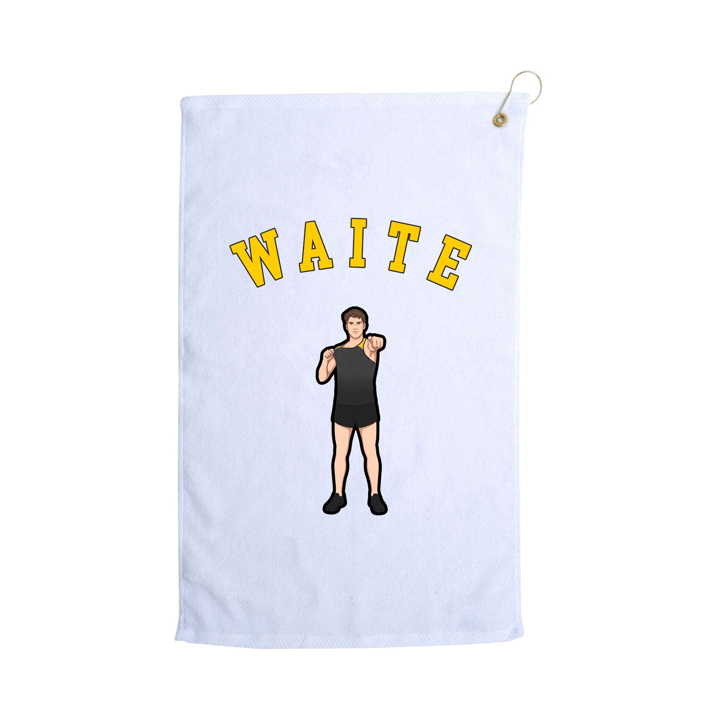 Golf Towel — Shirsey Arch in White