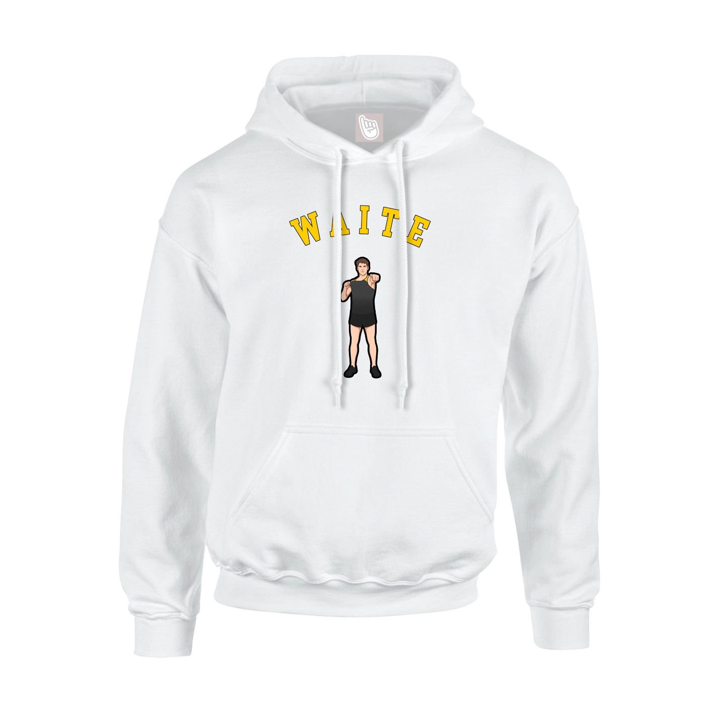 Hoodie — Shirsey Arch in White