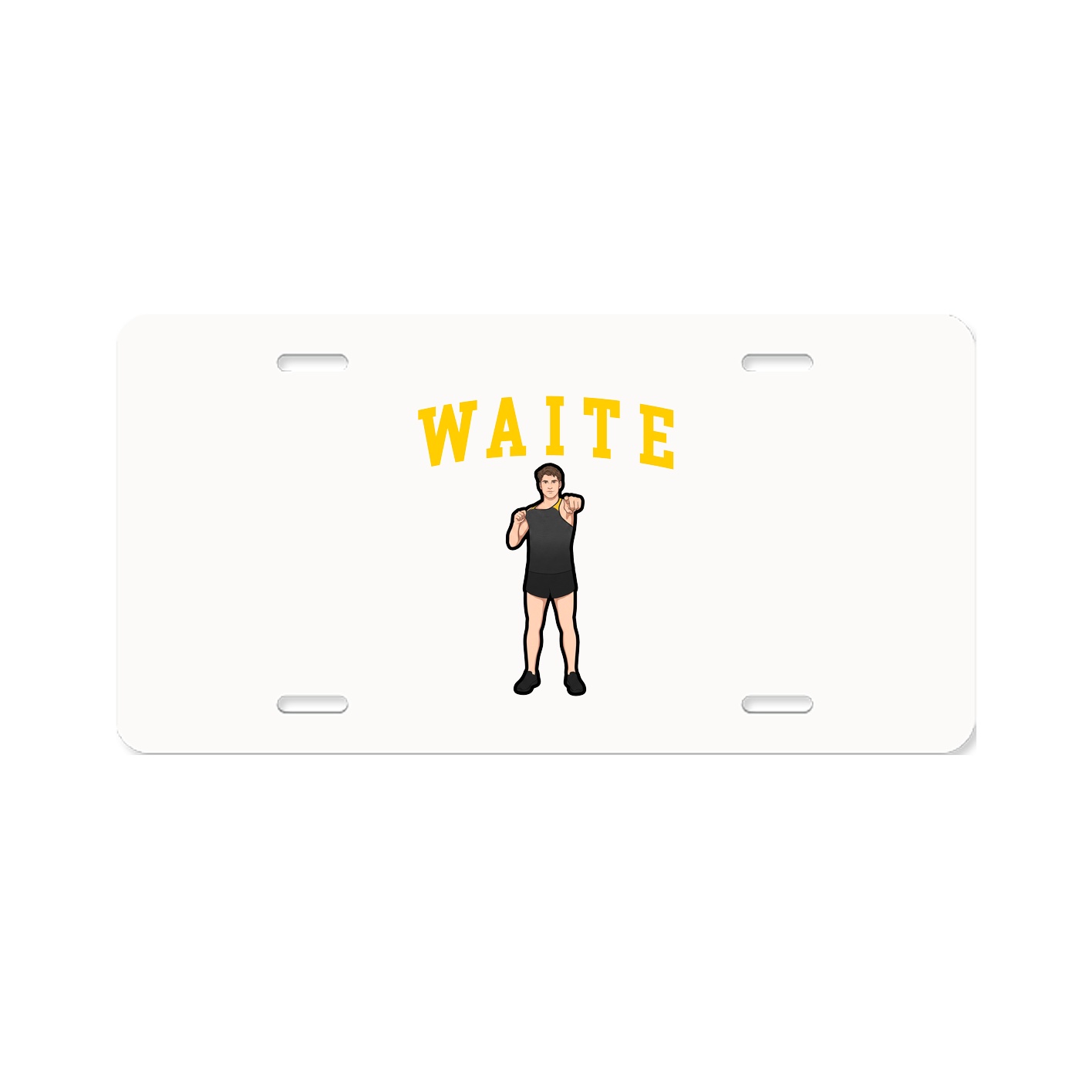 License Plate — Shirsey in Classic