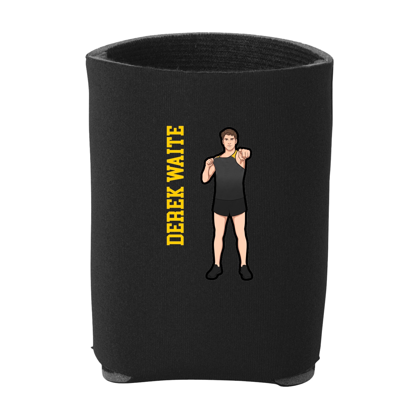 Can Holder — Name Vertical in Black