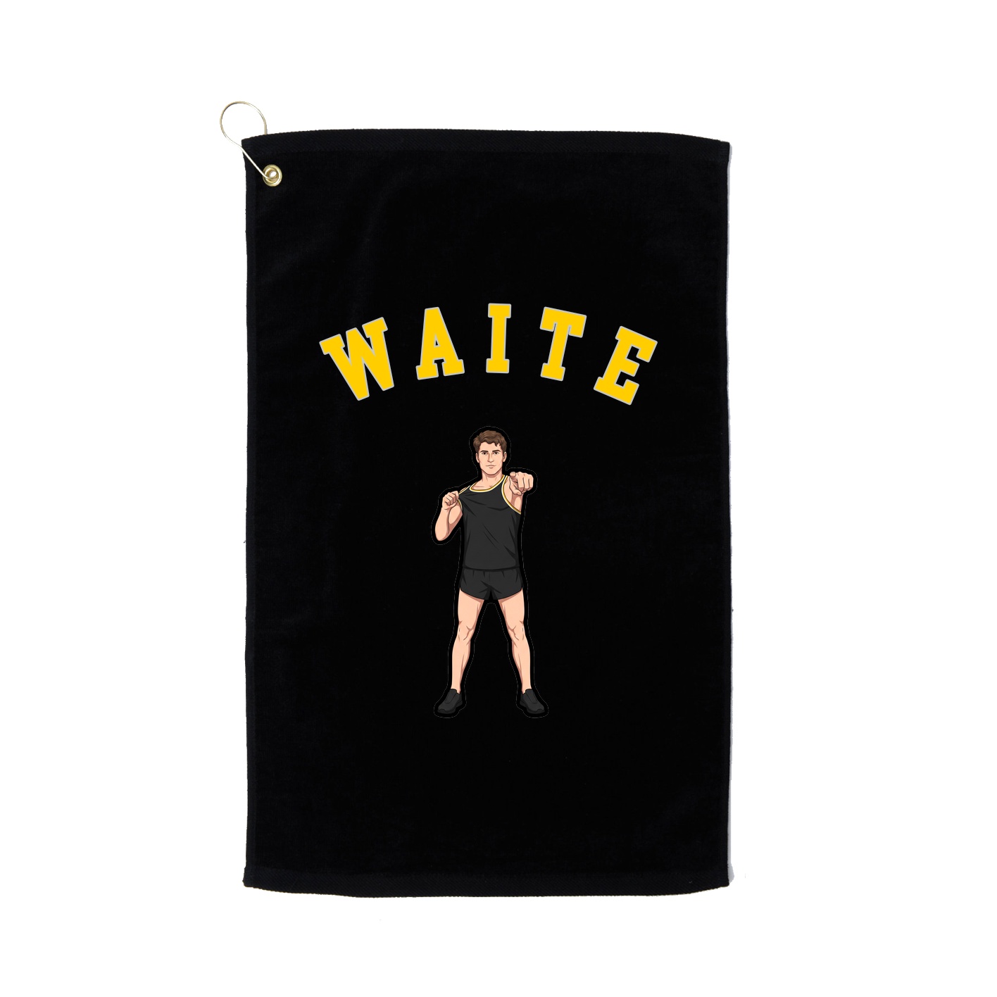 Golf Towel — Shirsey Arch in Black