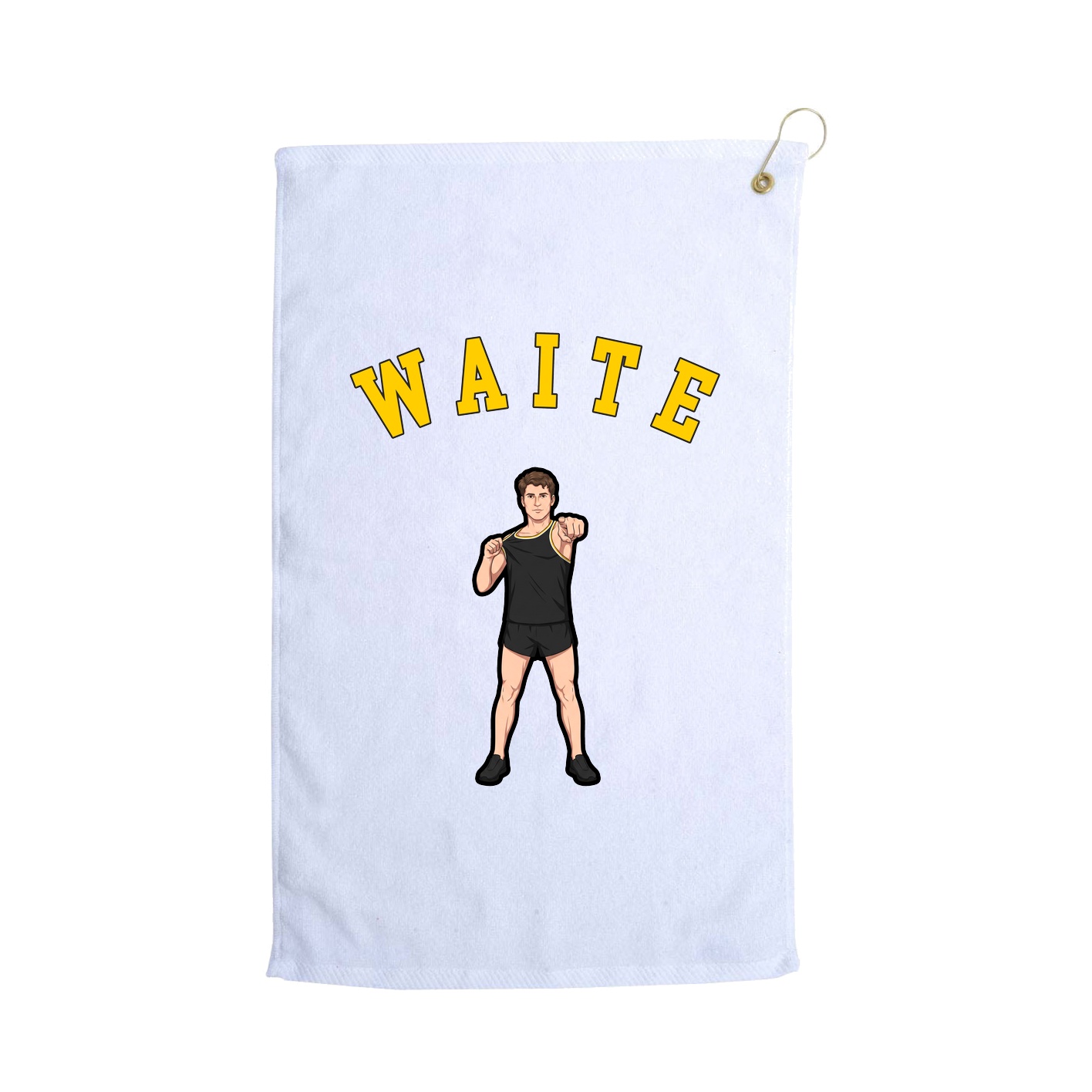 Golf Towel — Shirsey Arch in White