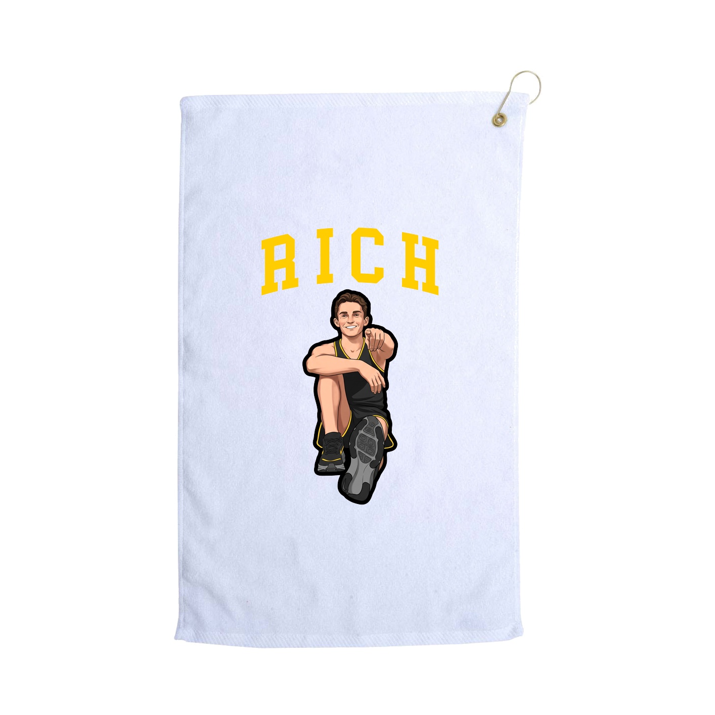 Golf Towel — Shirsey in White