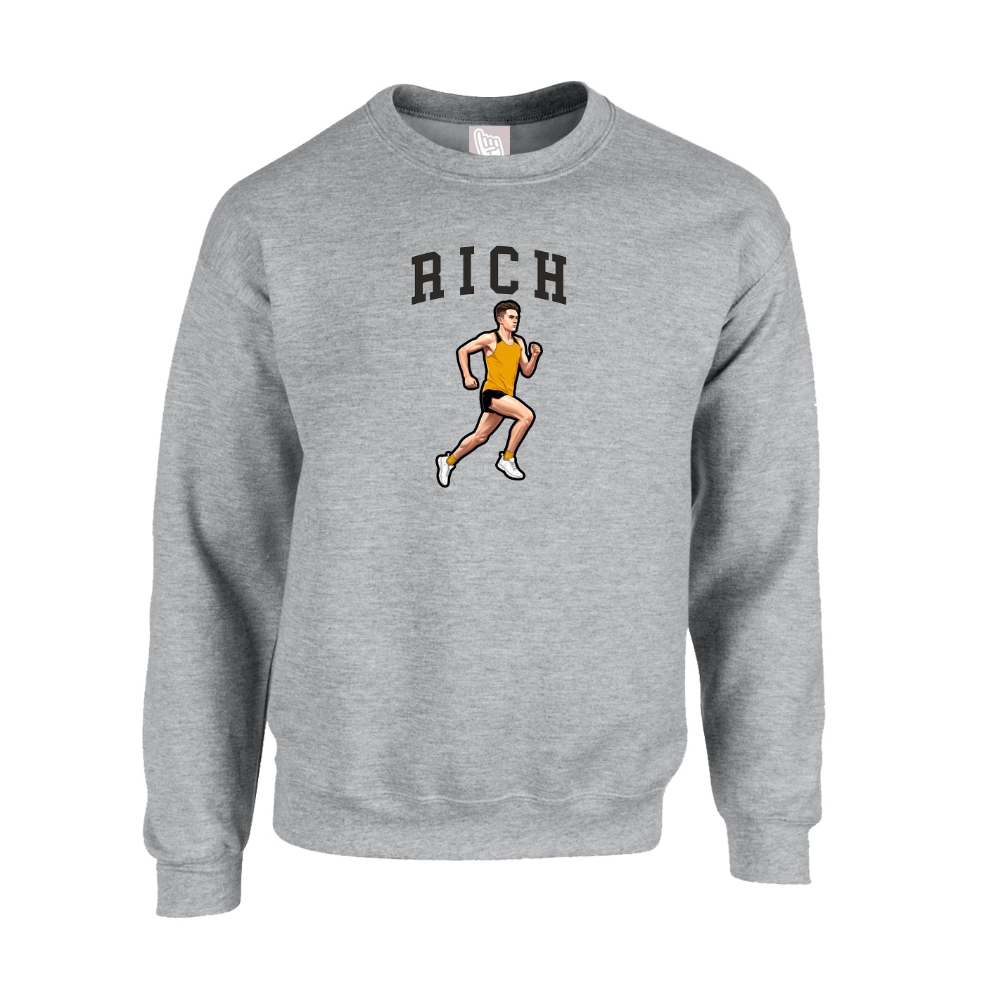Fleece Crew — Shirsey in Grey