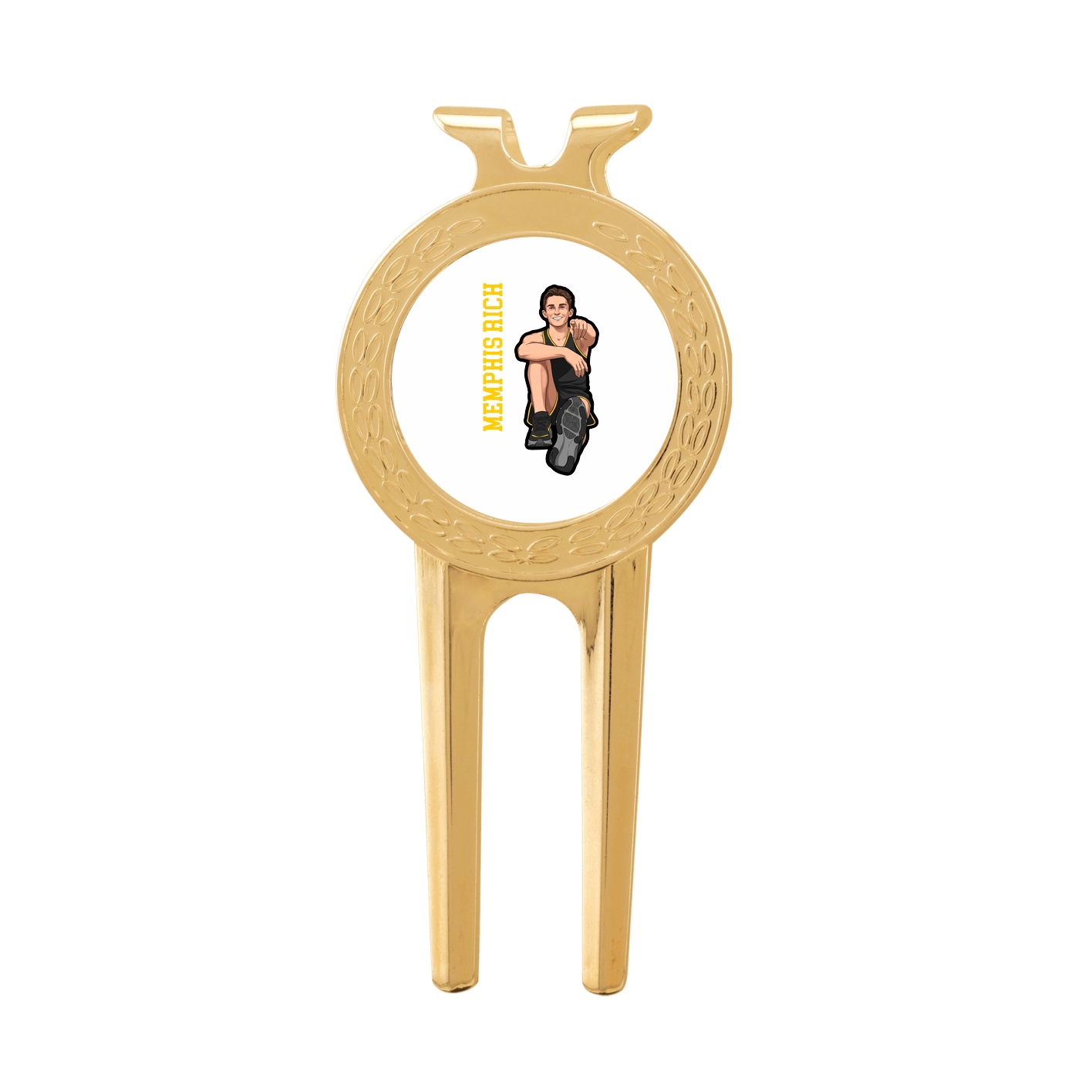 Divot Tool with Ball Marker — Name Vertical in Classic