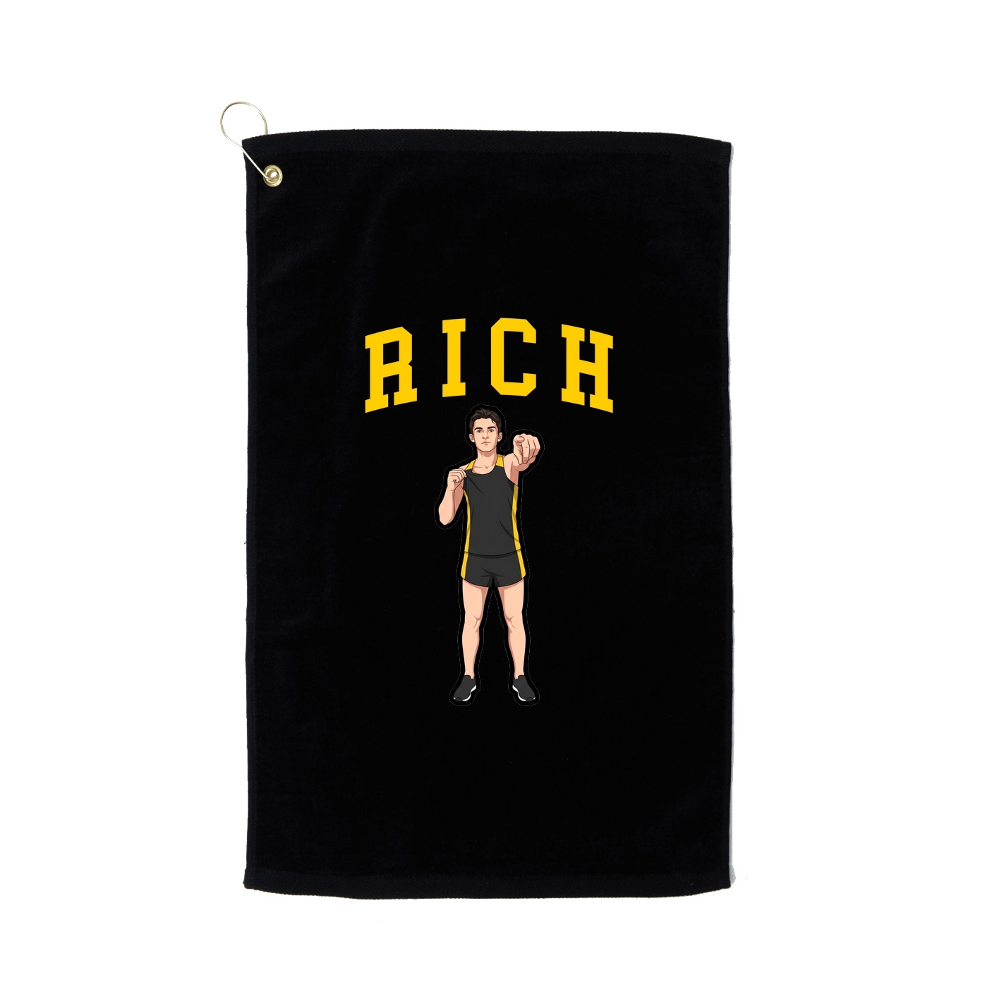 Golf Towel — Shirsey in Black