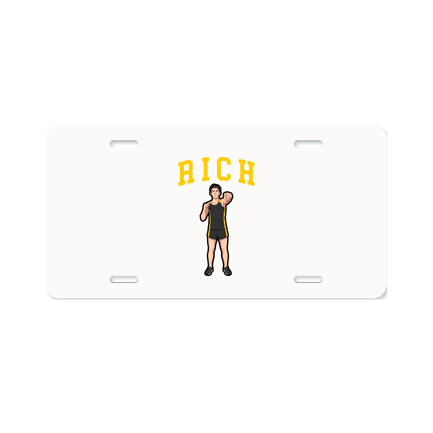 License Plate — Shirsey in Classic
