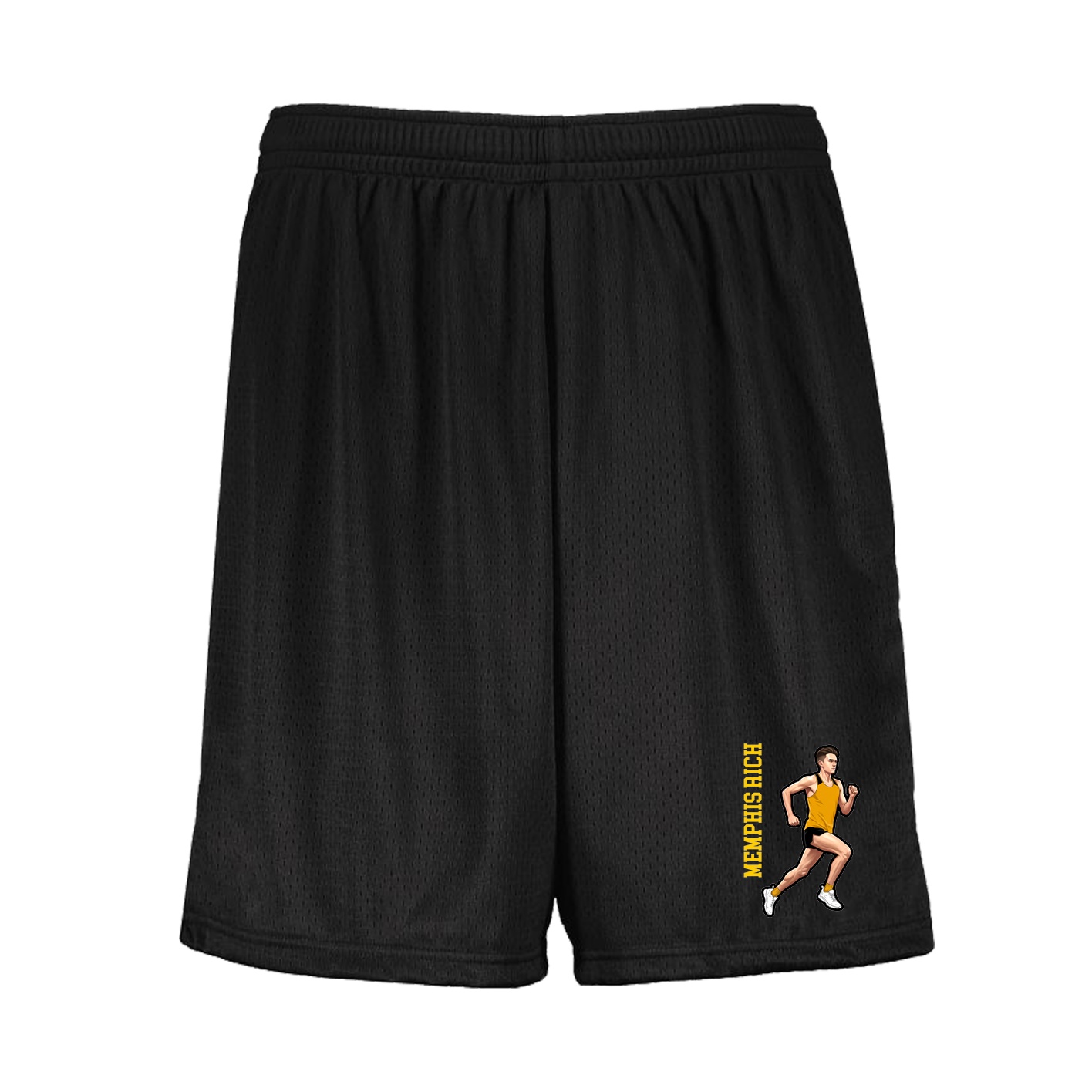 Shorts — Name Vertical in Black