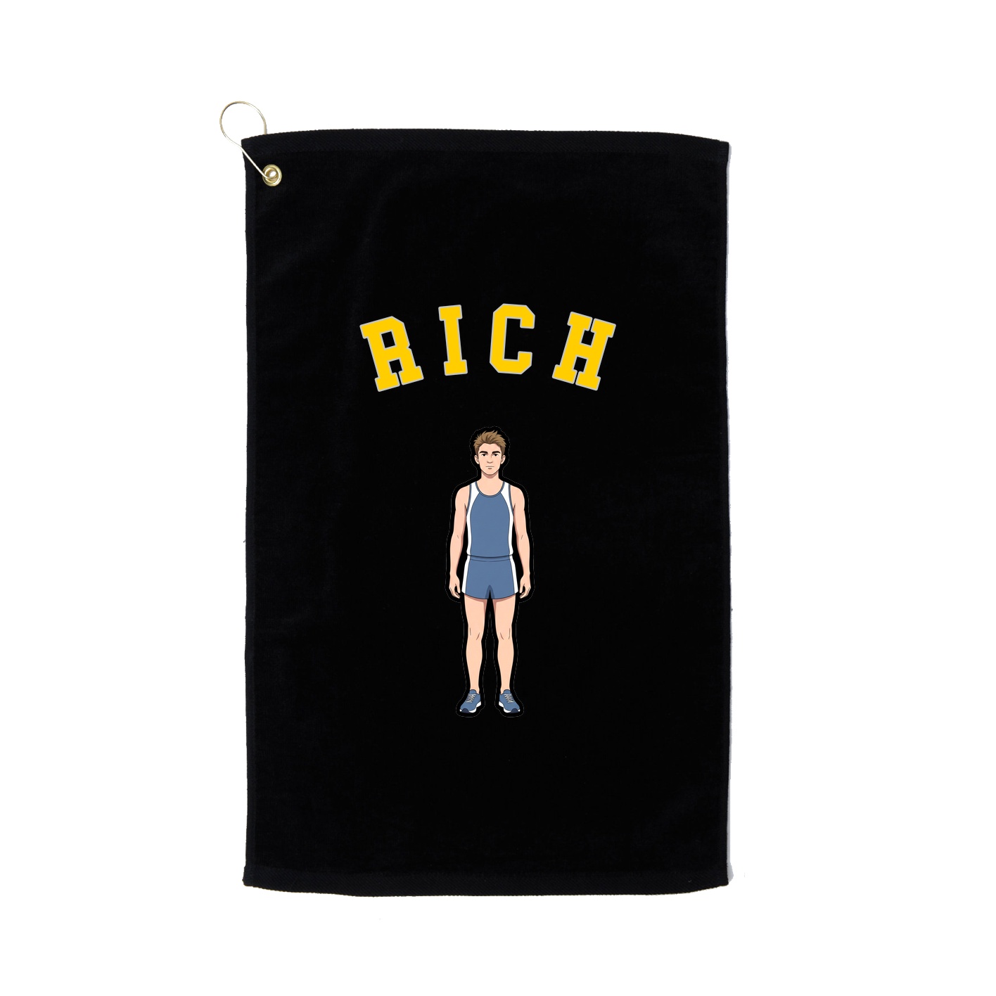 Golf Towel — Shirsey Arch in Black