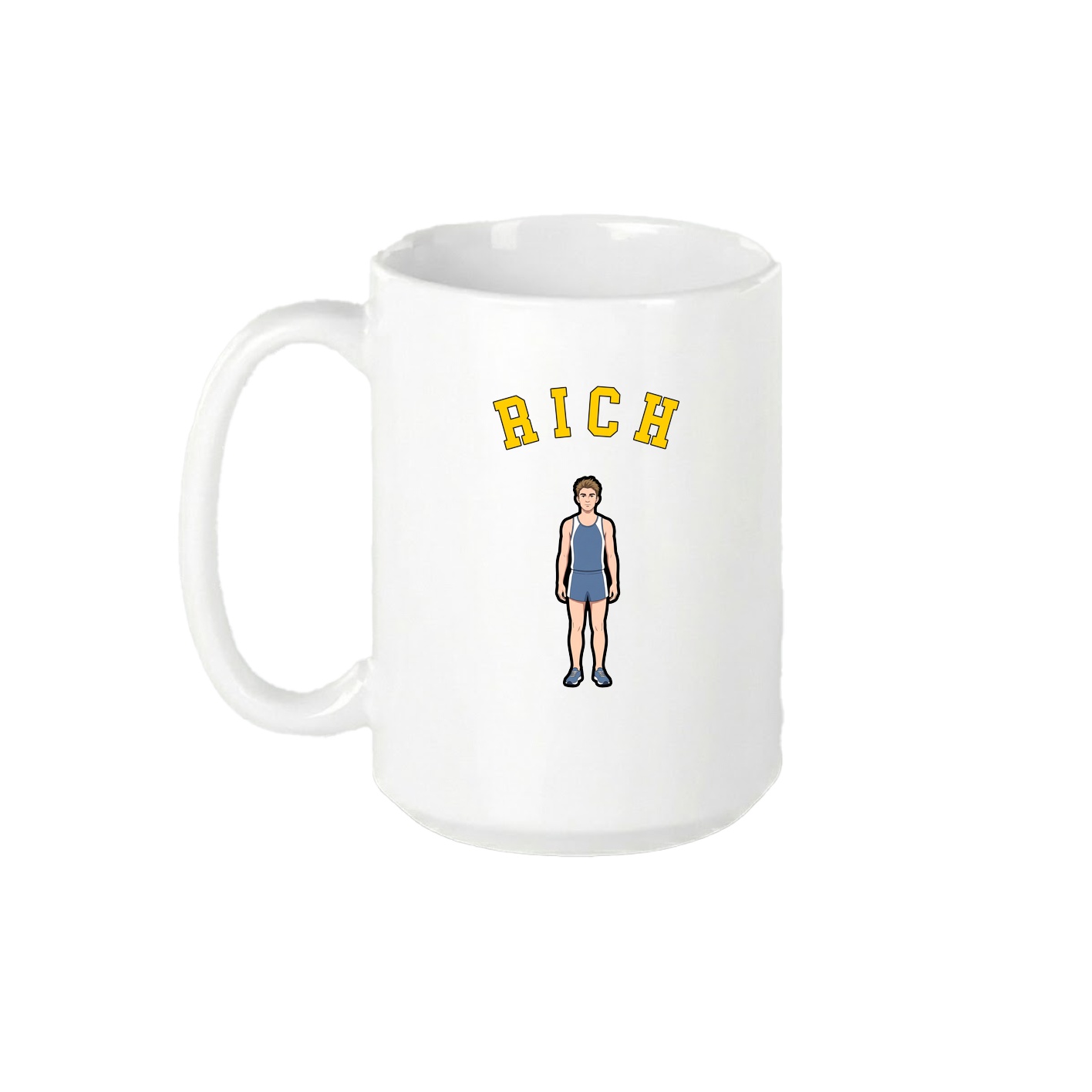 15oz Coffee Mug — Shirsey Arch in White