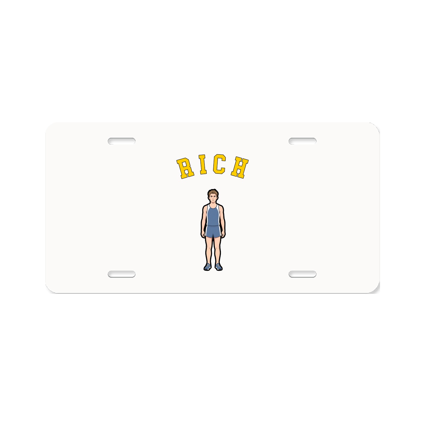 License Plate — Shirsey Arch in Classic