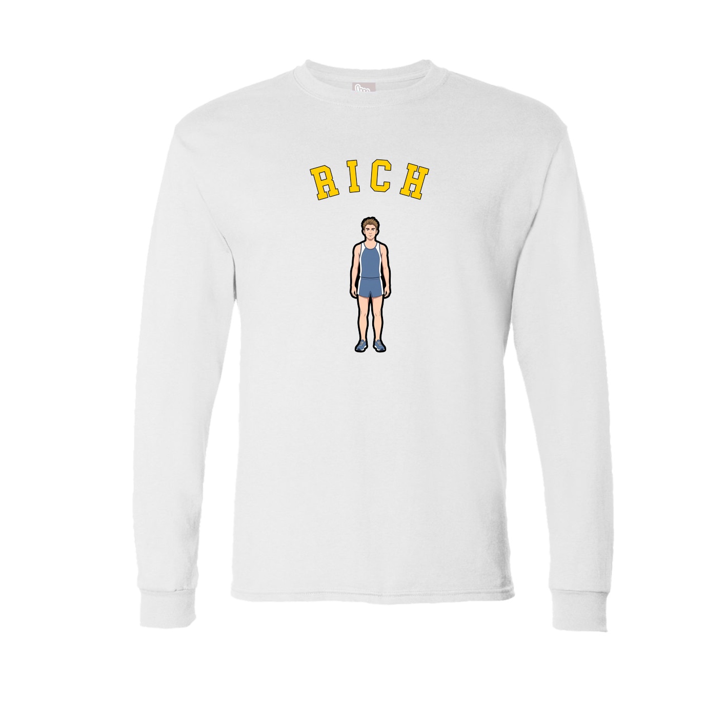 Long Sleeve Tee — Shirsey Arch in White