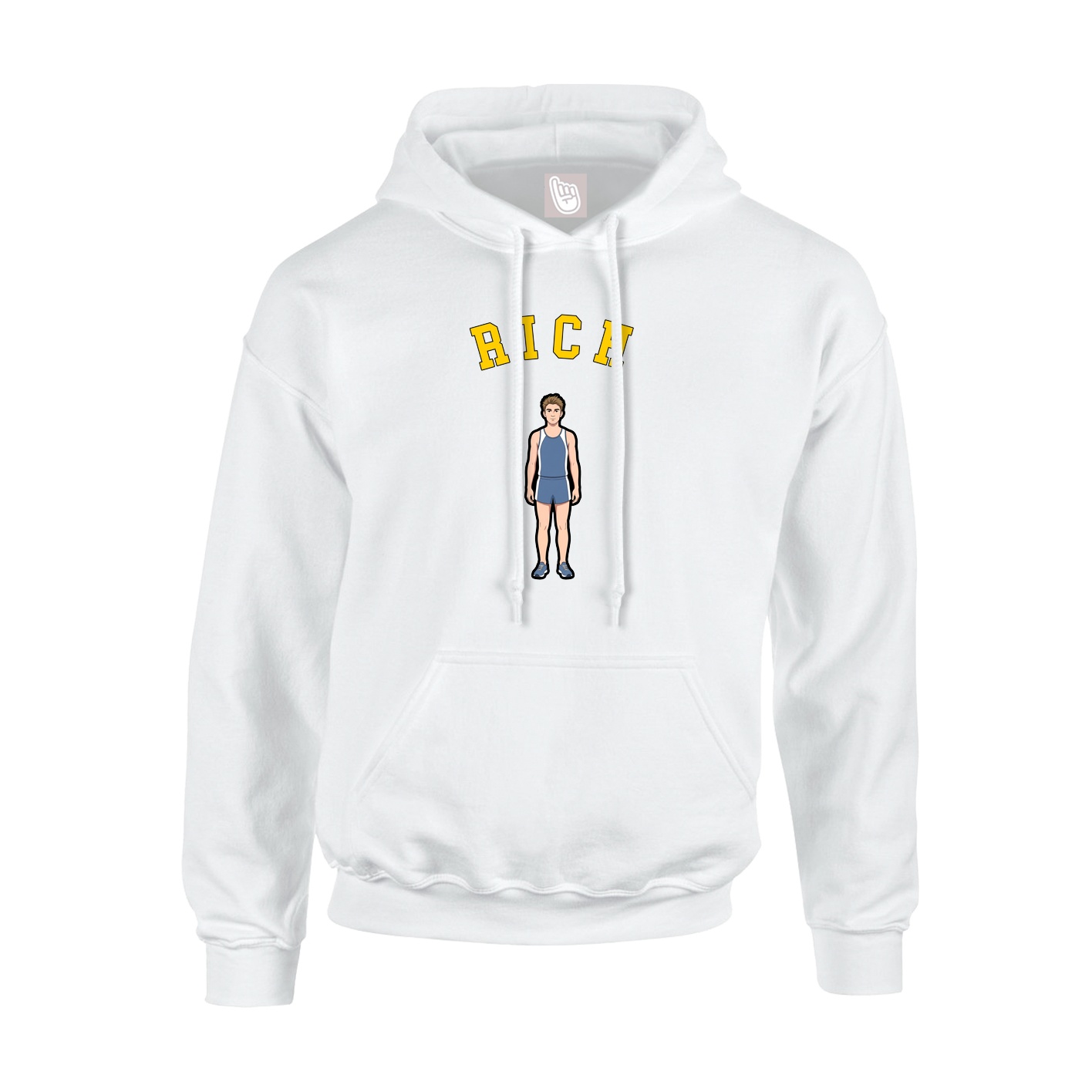 Hoodie — Shirsey Arch in White