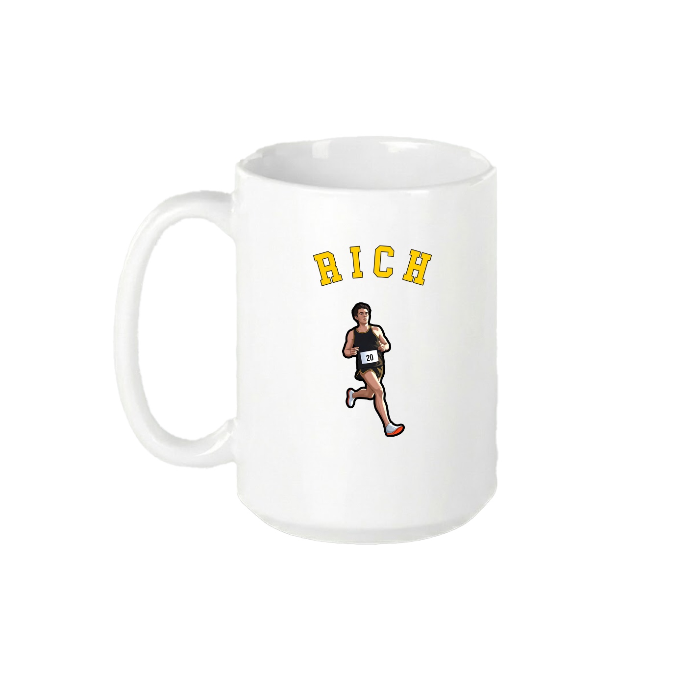 15oz Coffee Mug — Shirsey Arch in White