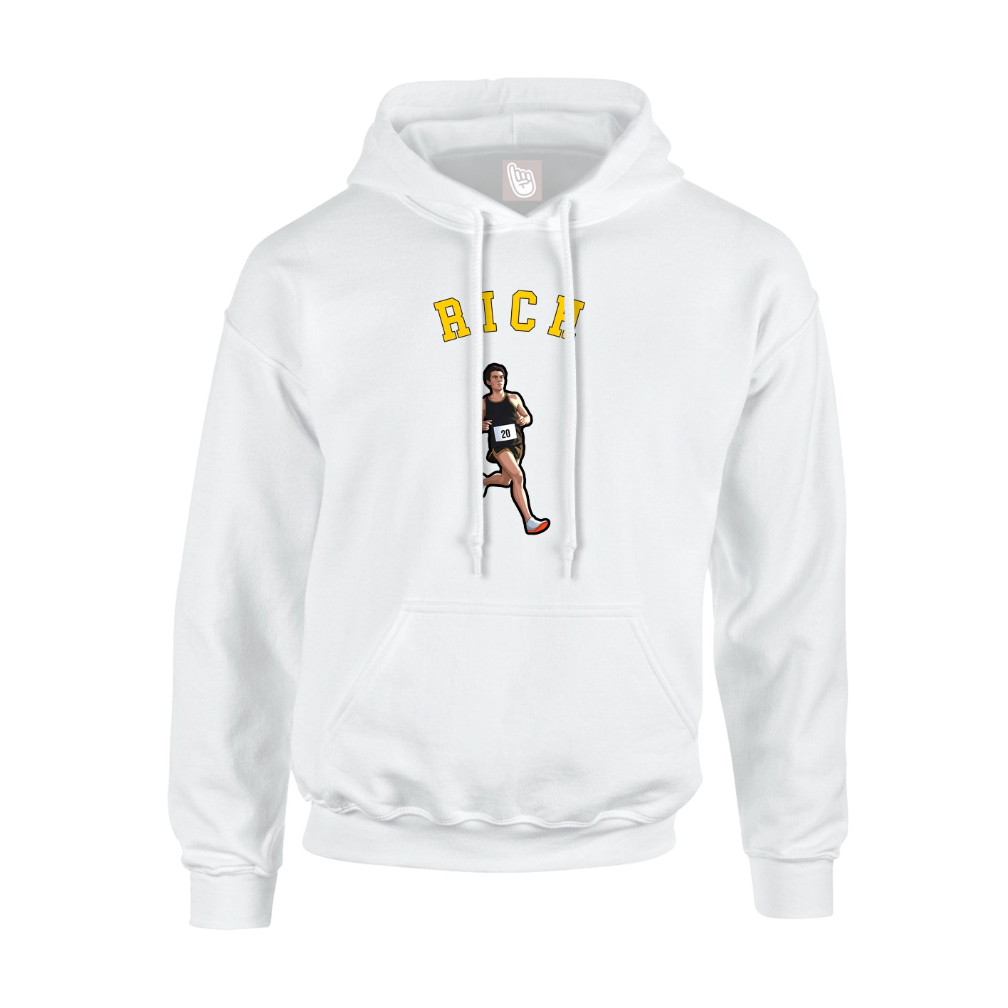 Hoodie — Shirsey Arch in White