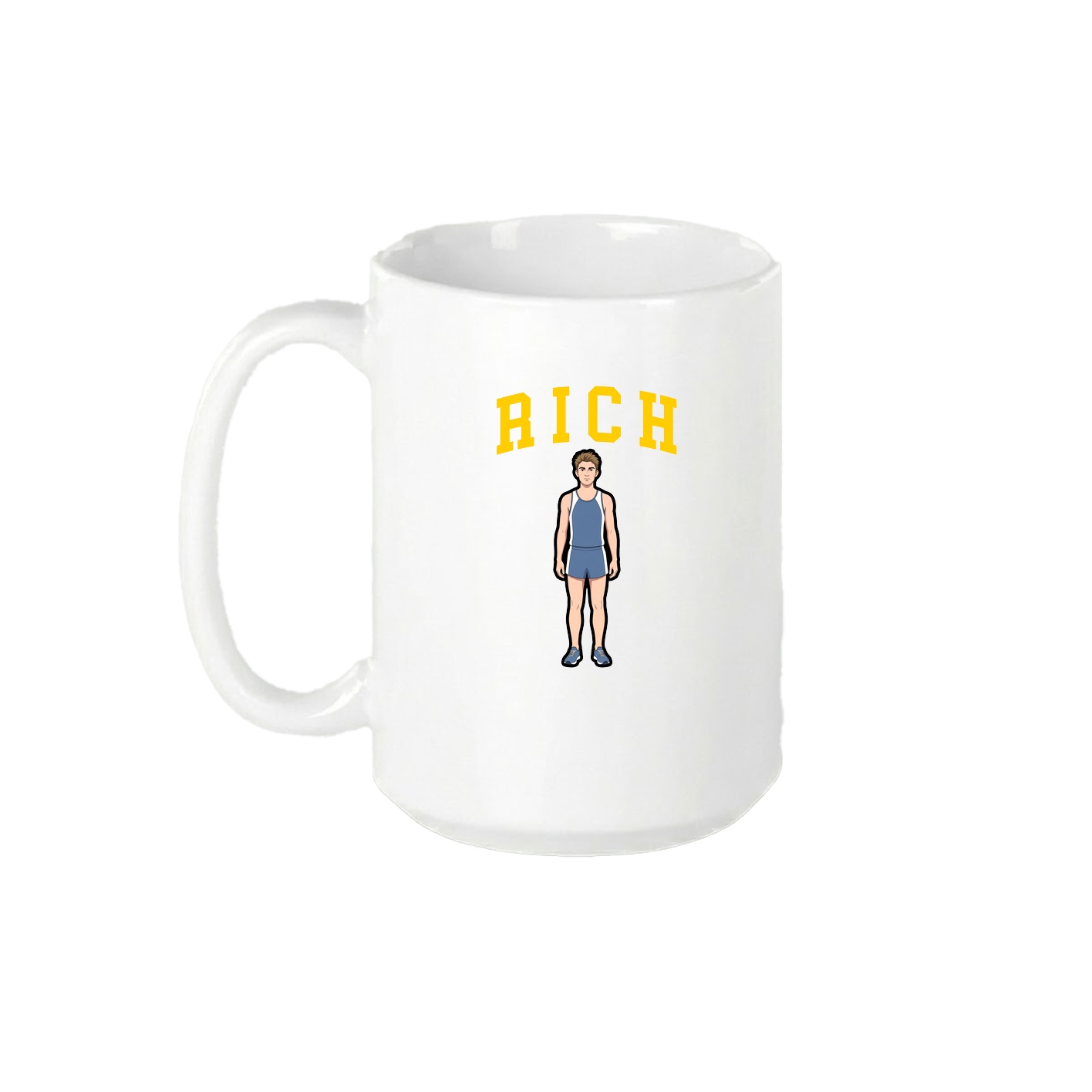 15oz Coffee Mug — Shirsey in White
