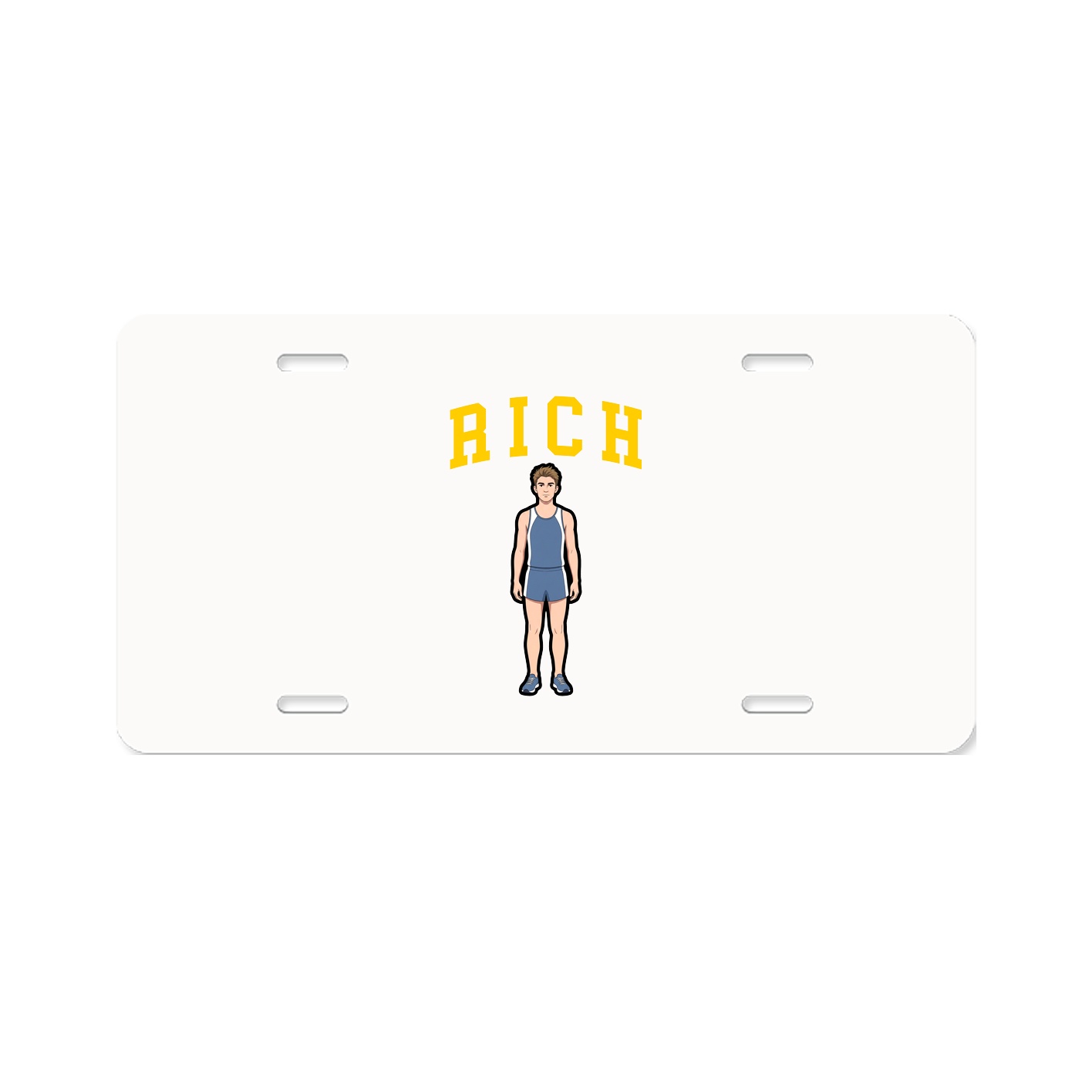 License Plate — Shirsey in Classic
