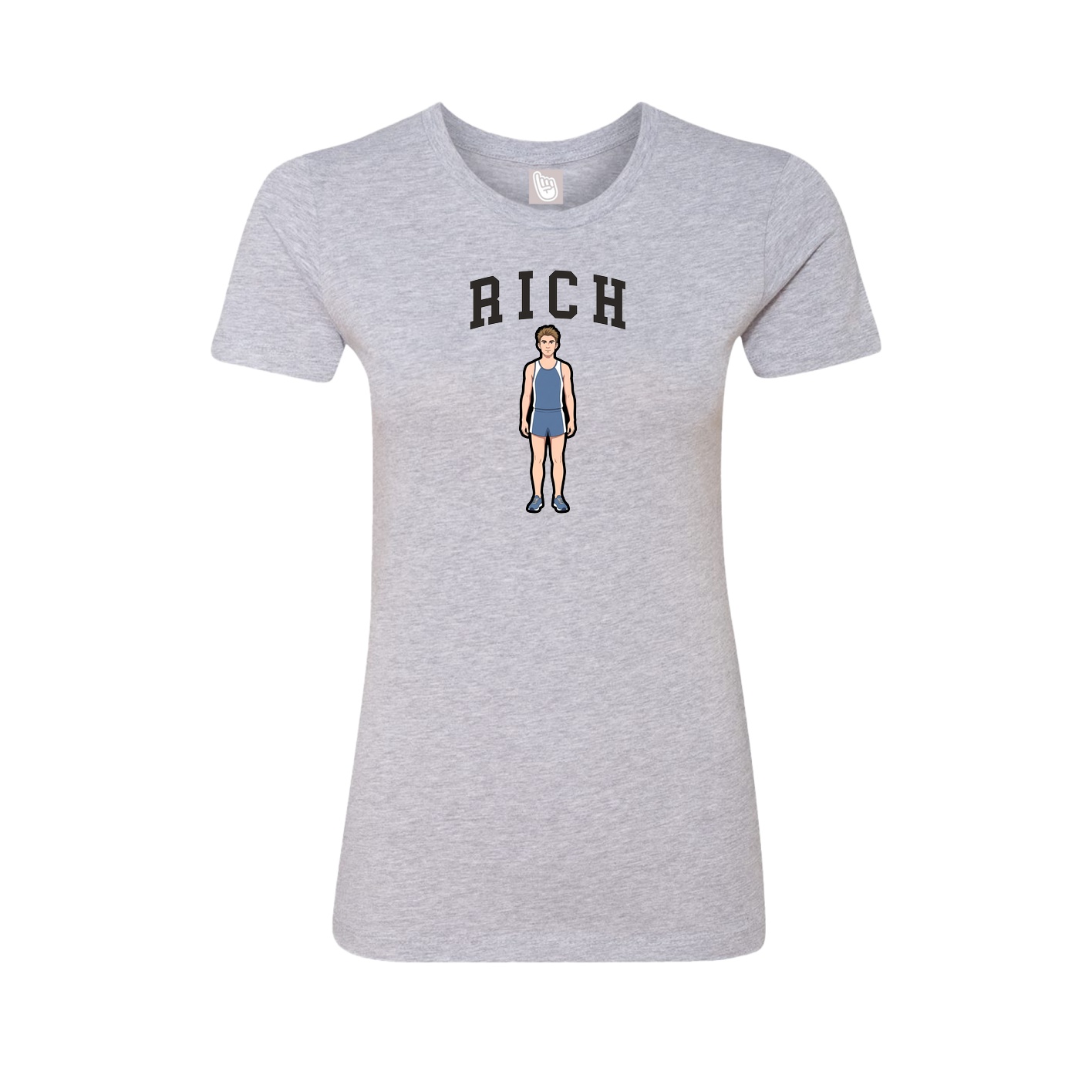 Womens Tee — Shirsey in Grey