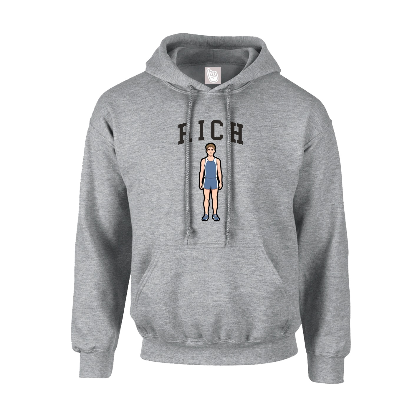 Hoodie — Shirsey in Grey