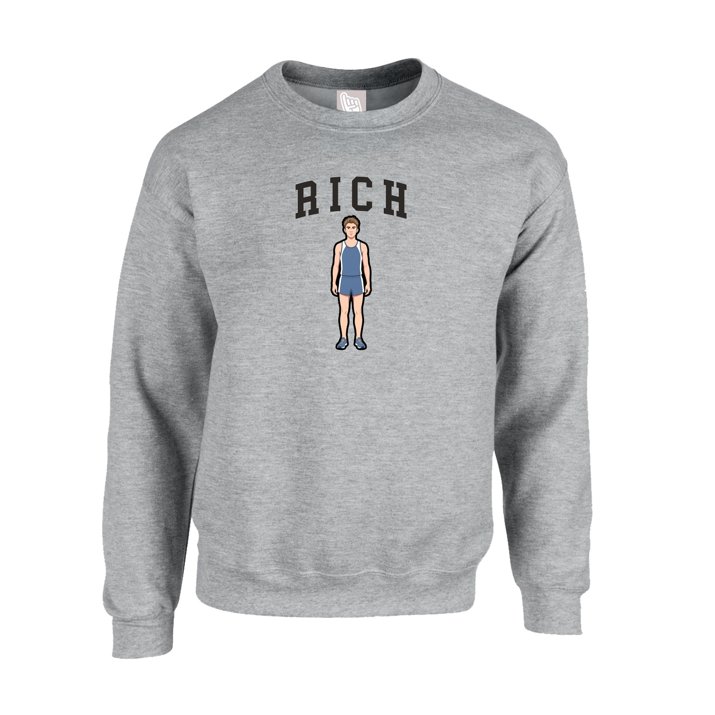 Fleece Crew — Shirsey in Grey