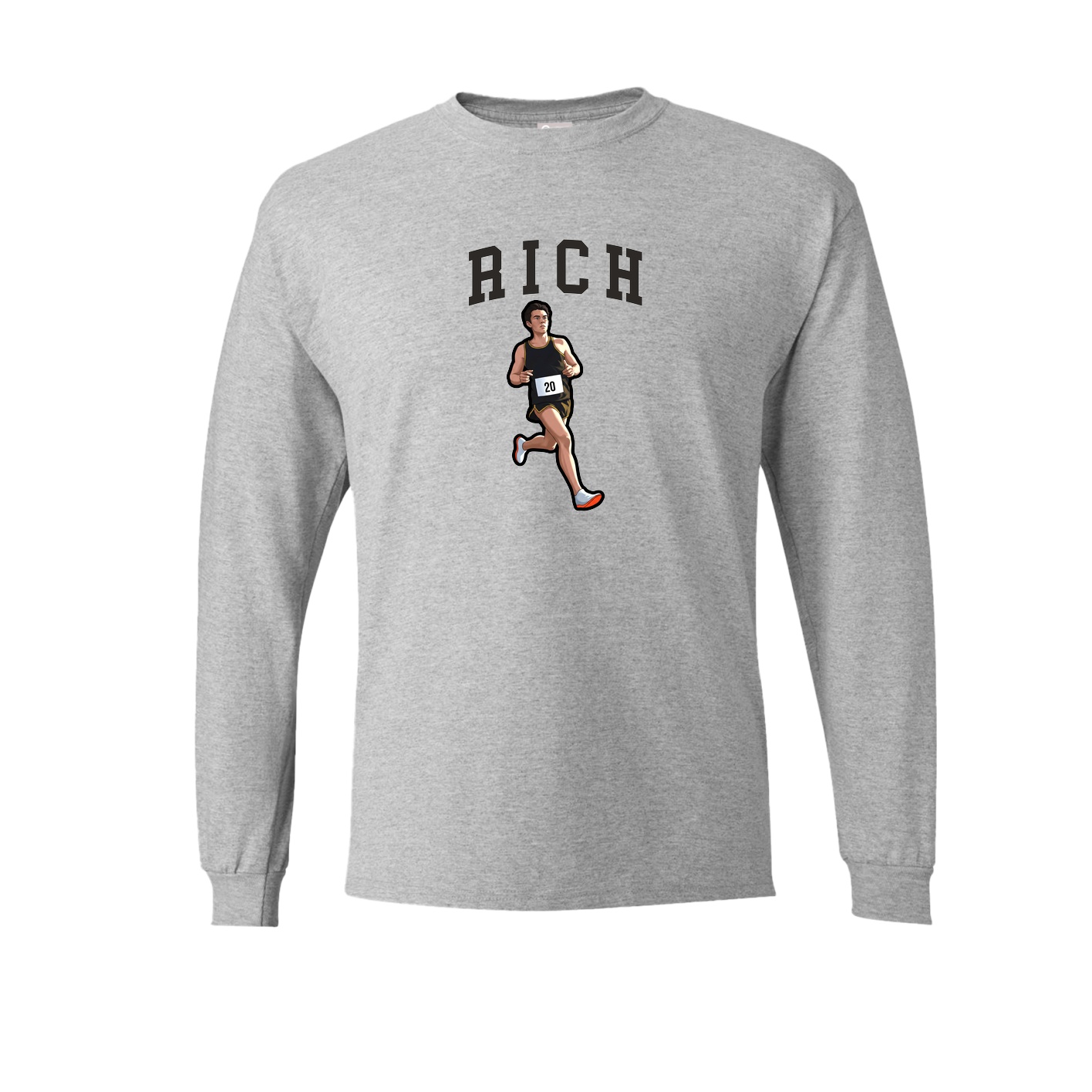 Long Sleeve Tee — Shirsey in Grey