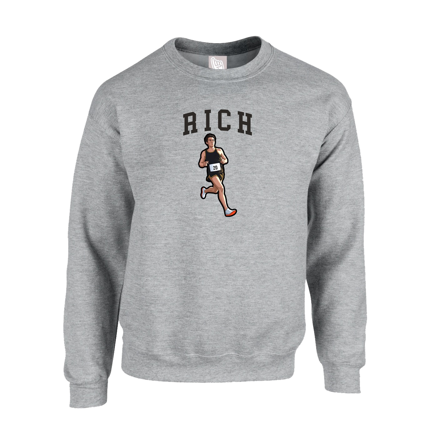 Fleece Crew — Shirsey in Grey