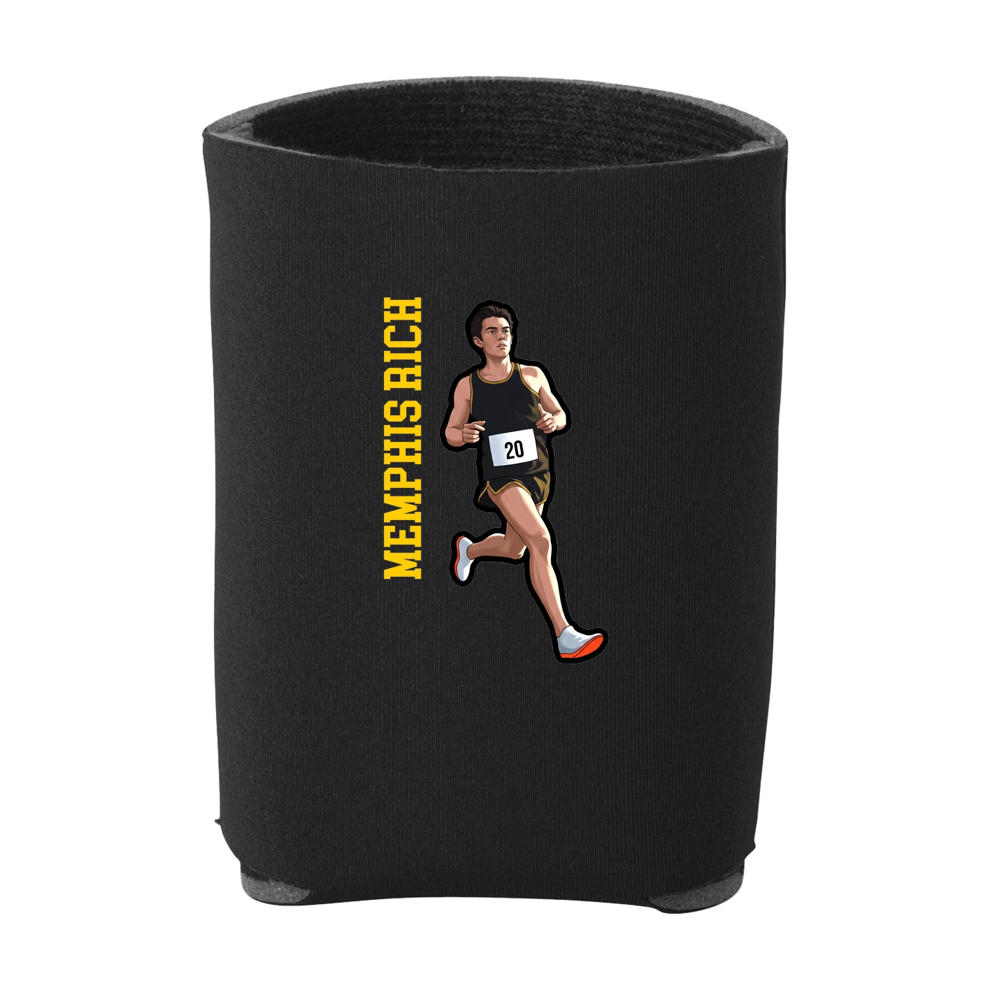 Can Holder — Name Vertical in Black