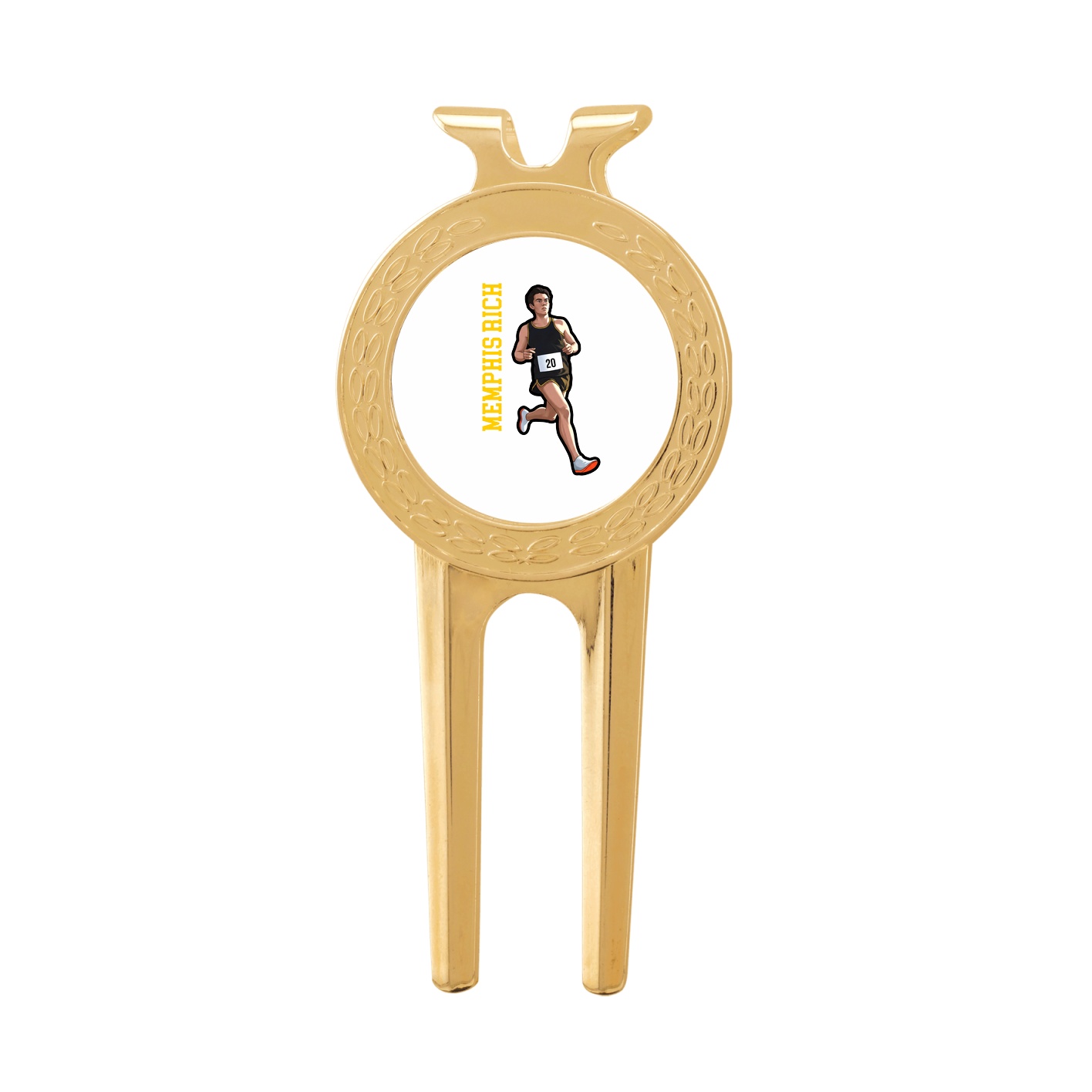 Divot Tool with Ball Marker — Name Vertical in Classic
