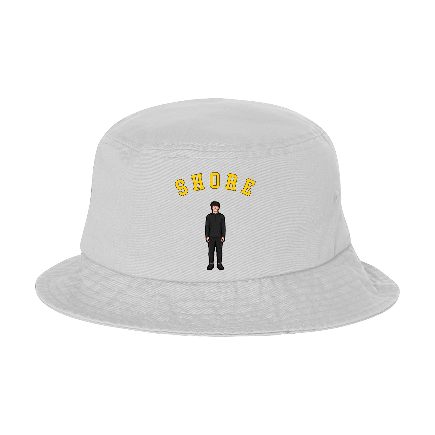 Bucket Cap — Shirsey Arch in White