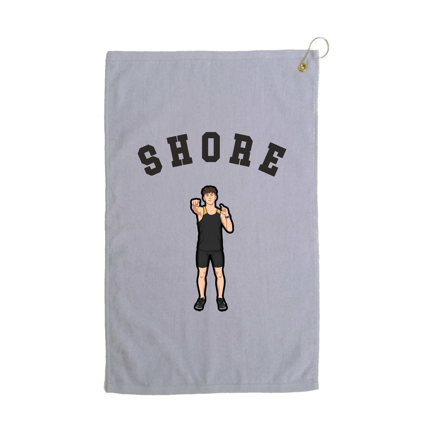 Golf Towel — Shirsey Arch in Grey