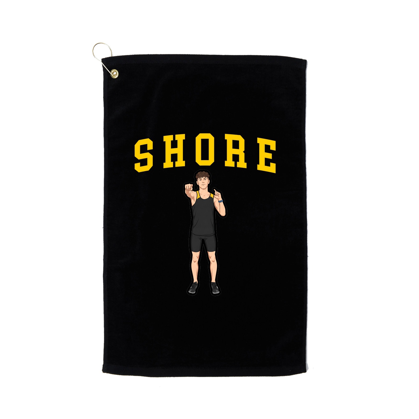 Golf Towel — Shirsey in Black