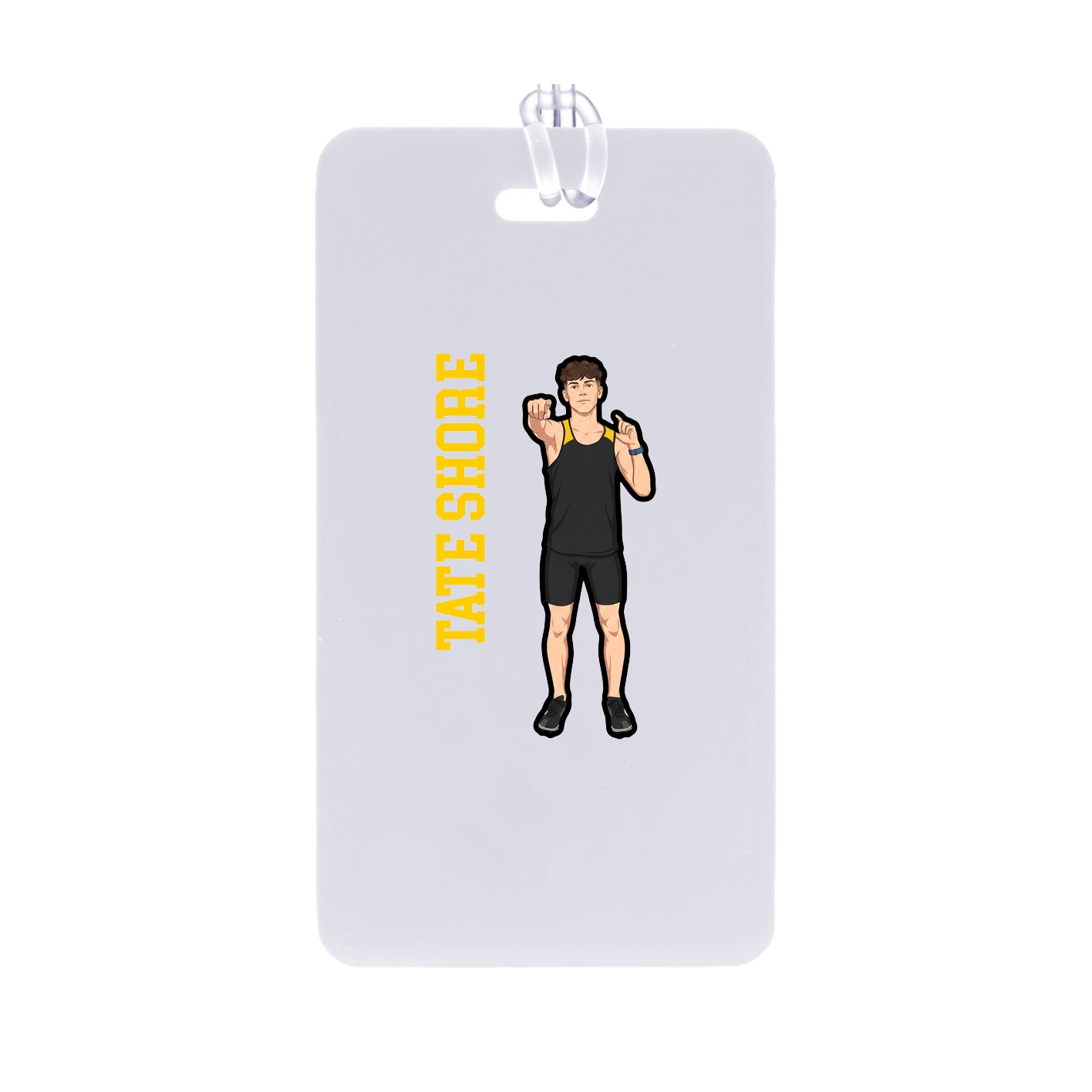 Bag Tag — Name Vertical in Classic