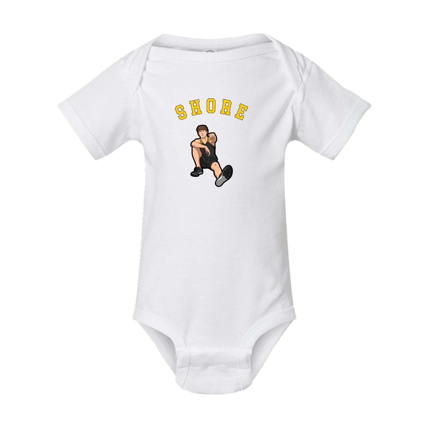 Baby Onesie — Shirsey Arch in White