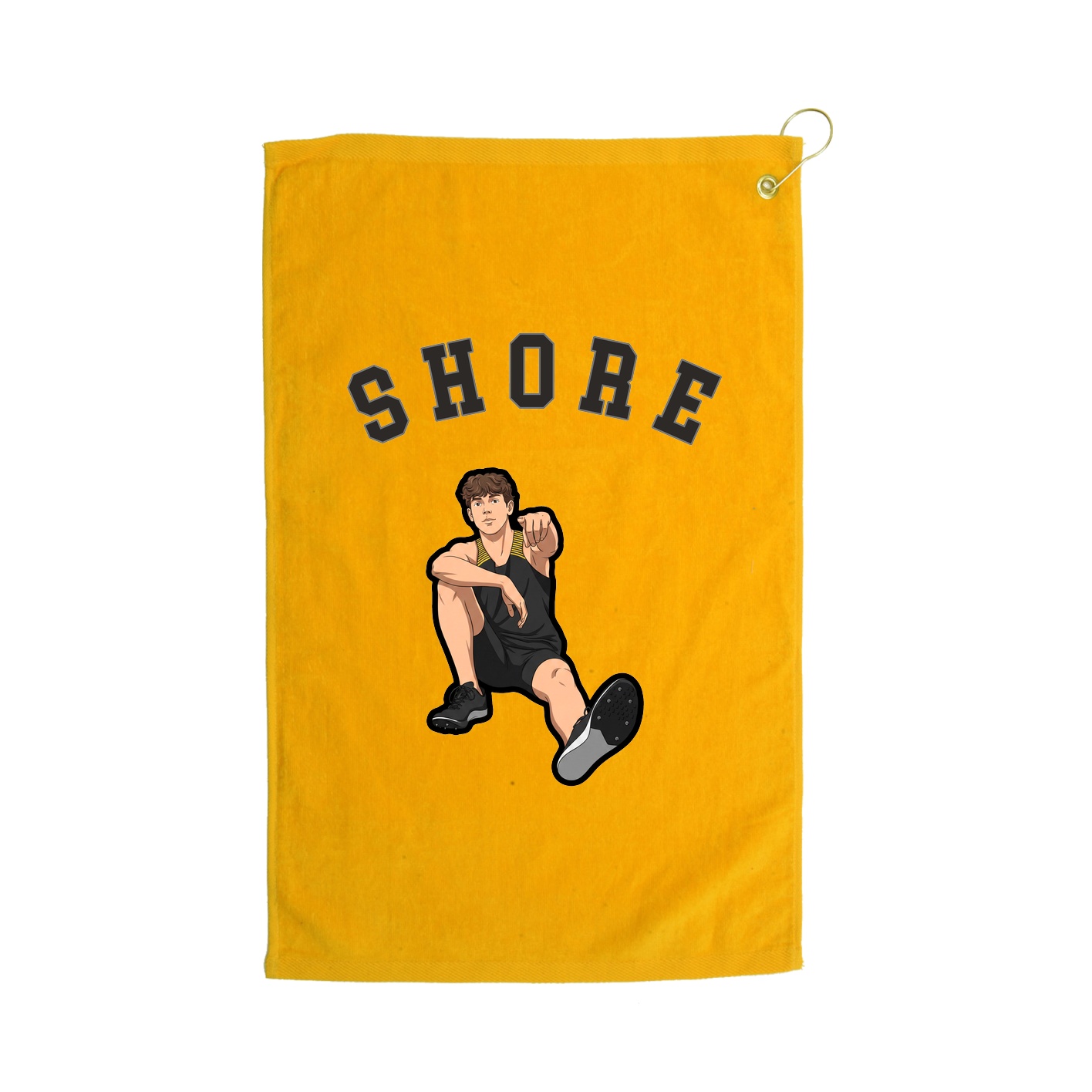 Golf Towel — Shirsey Arch in Gold