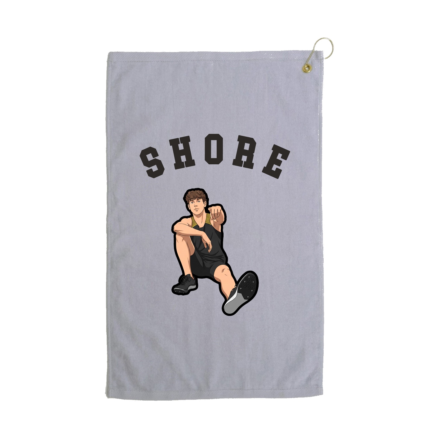 Golf Towel — Shirsey Arch in Grey