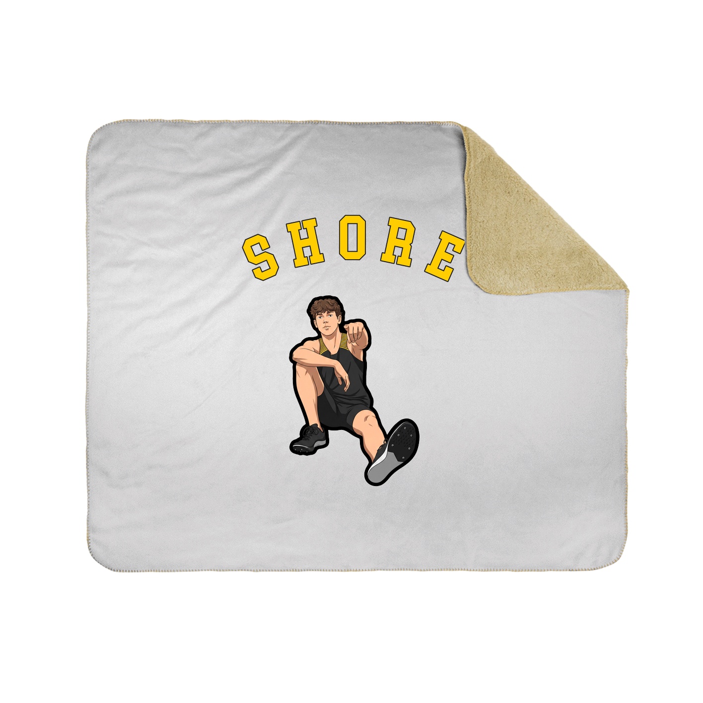 Throw Blanket — Shirsey Arch in White