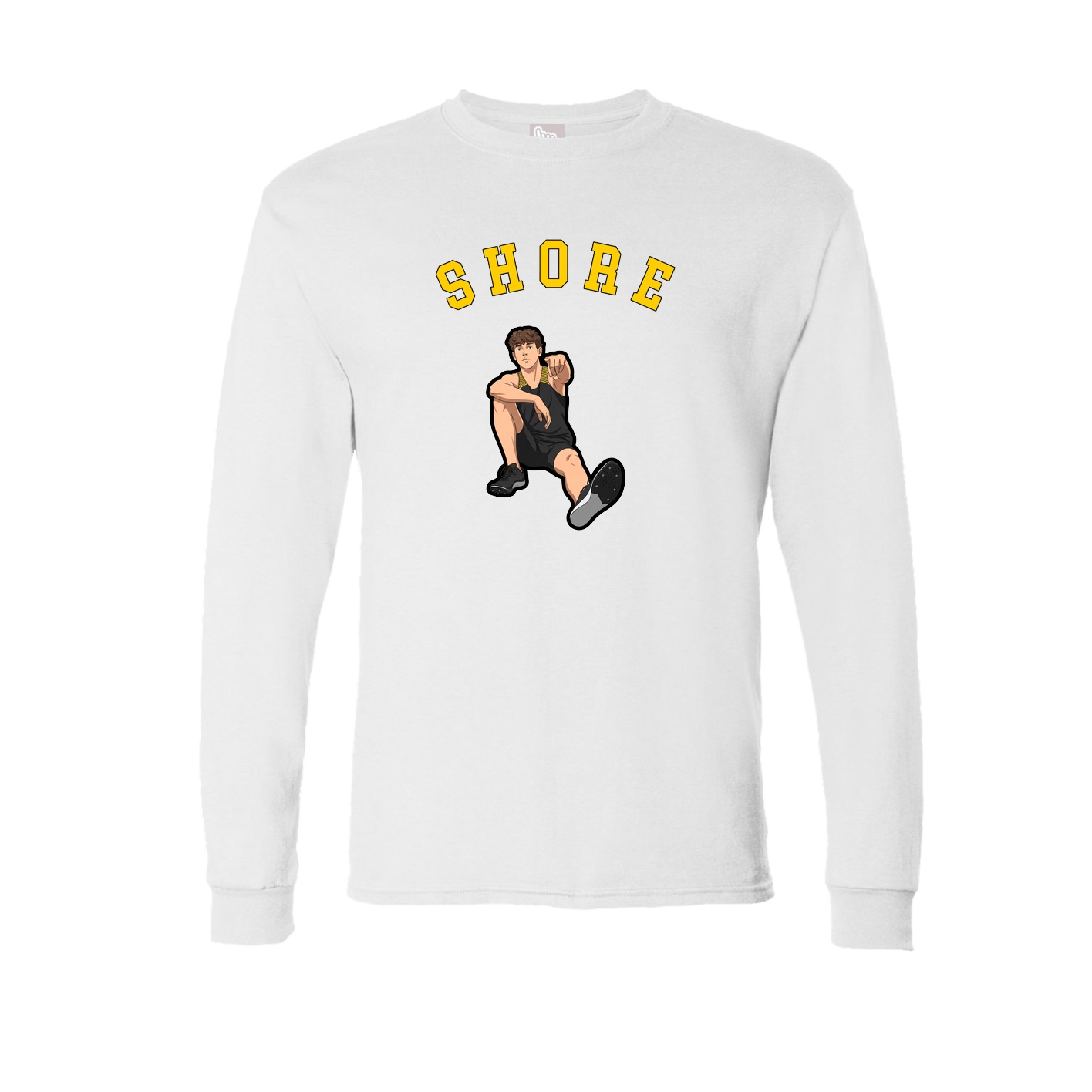 Long Sleeve Tee — Shirsey Arch in White