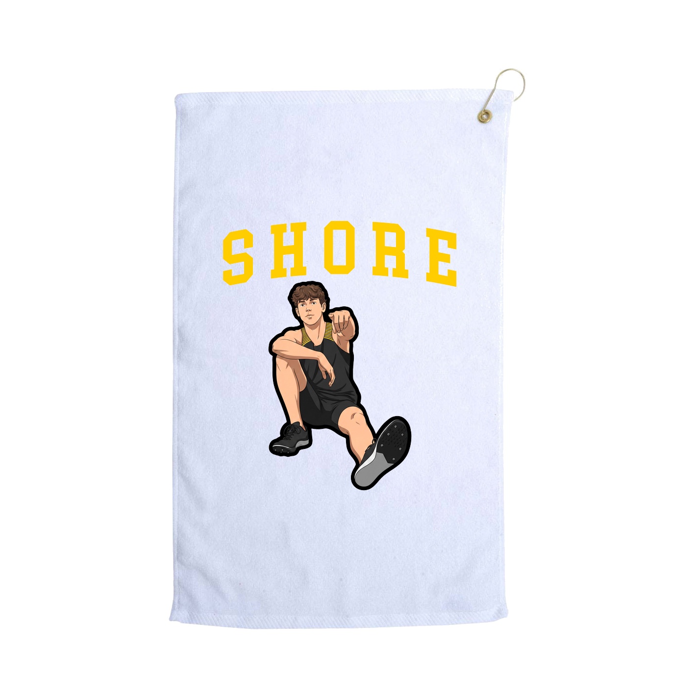 Golf Towel — Shirsey in White
